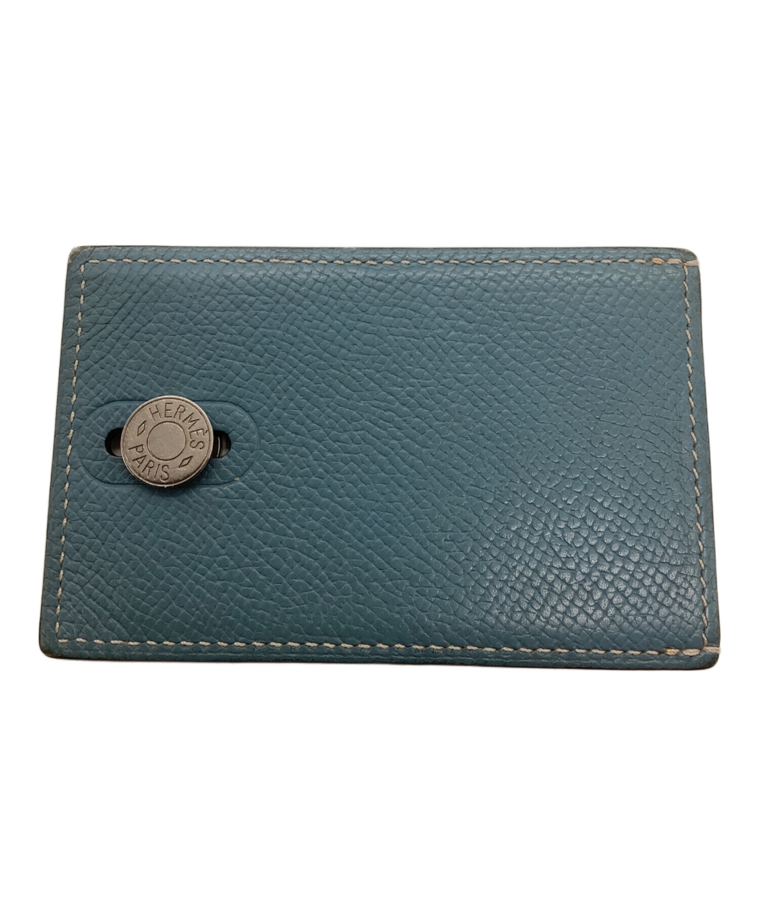 中古・古着通販】HERMES (エルメス) パスケース スカイブルー