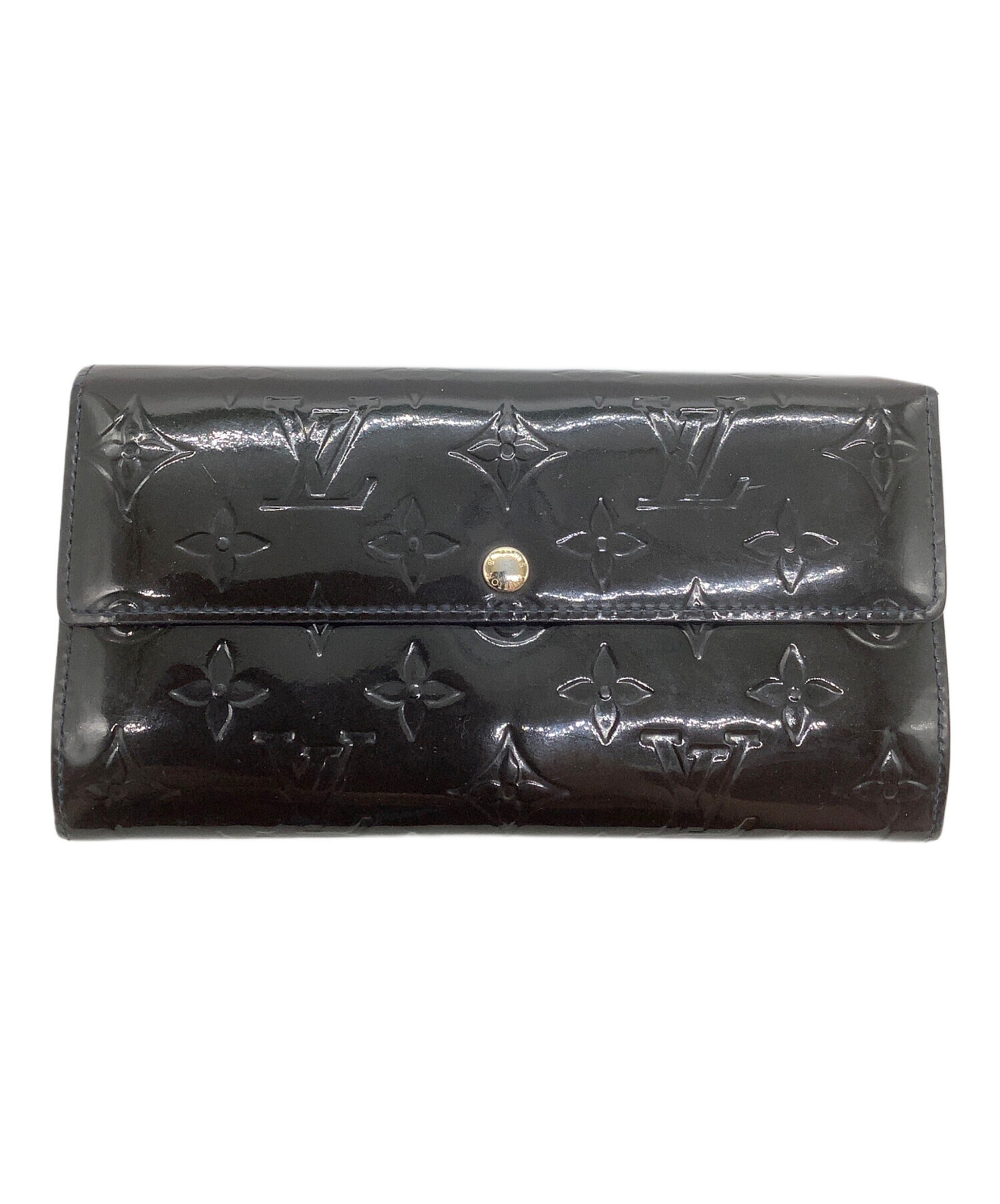 中古・古着通販】LOUIS VUITTON (ルイ ヴィトン) 長財布 ブラック
