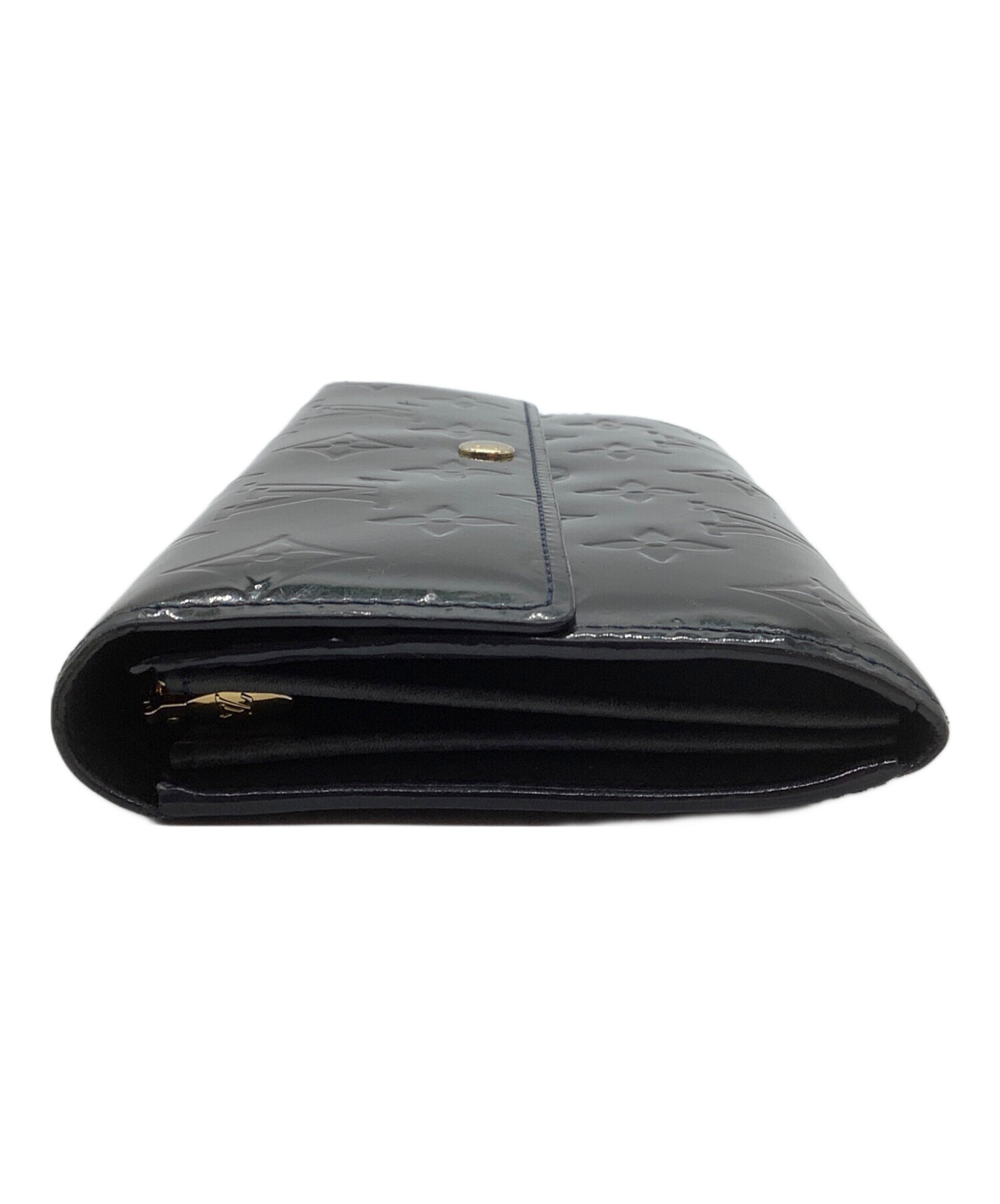 ルイヴィトン長財布中古品 中古・古着通販】LOUIS VUITTON (ルイ ヴィトン) 長財布 ブラック