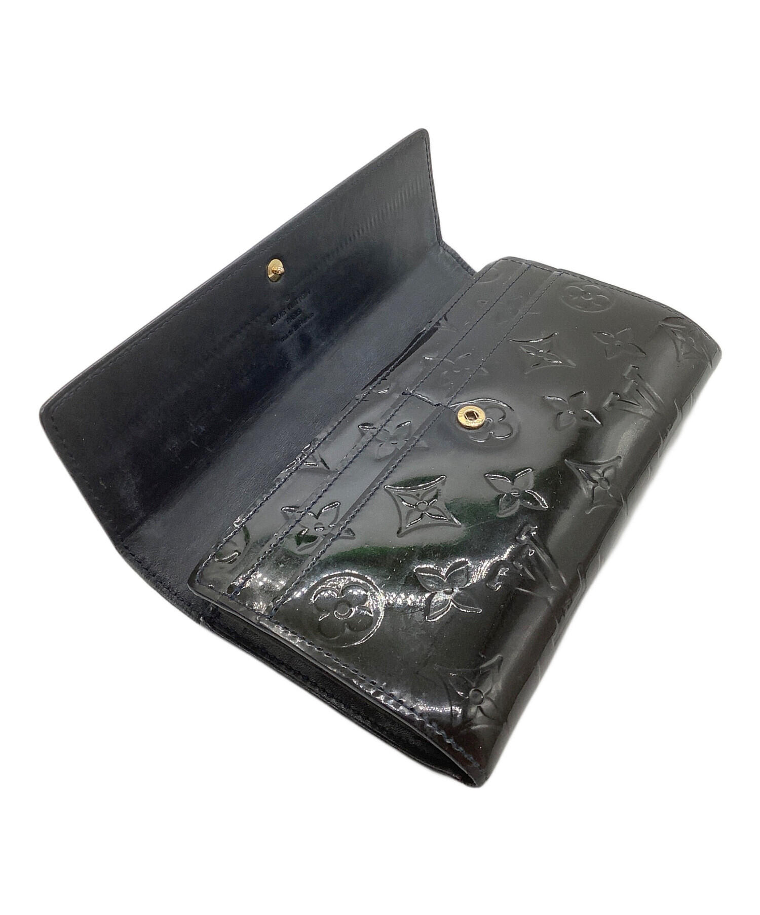 中古・古着通販】LOUIS VUITTON (ルイ ヴィトン) 長財布 ブラック