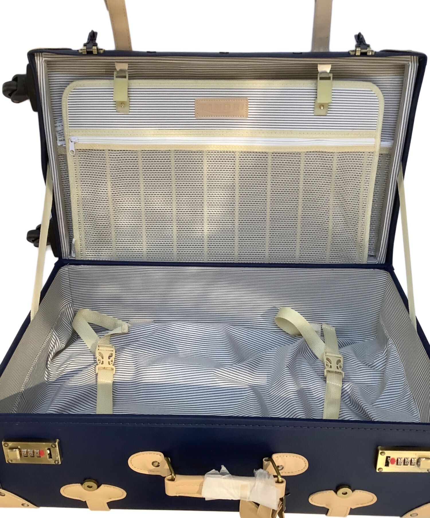 中古・古着通販】TANOBI (タノビ) キャリーバッグ ネイビー 未使用品 