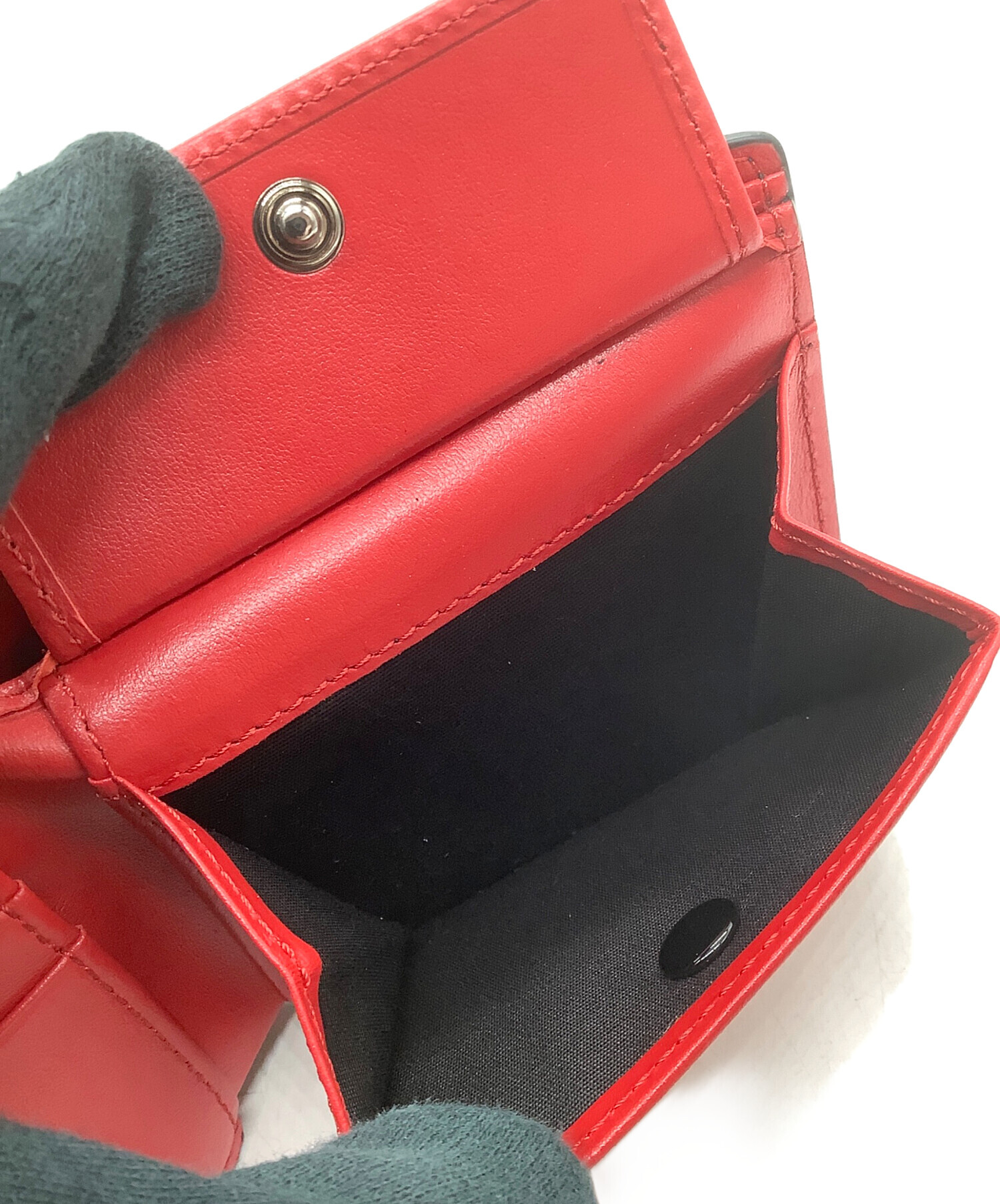 中古・古着通販】VERSACE (ヴェルサーチェ) 2つ折り財布 ブラック