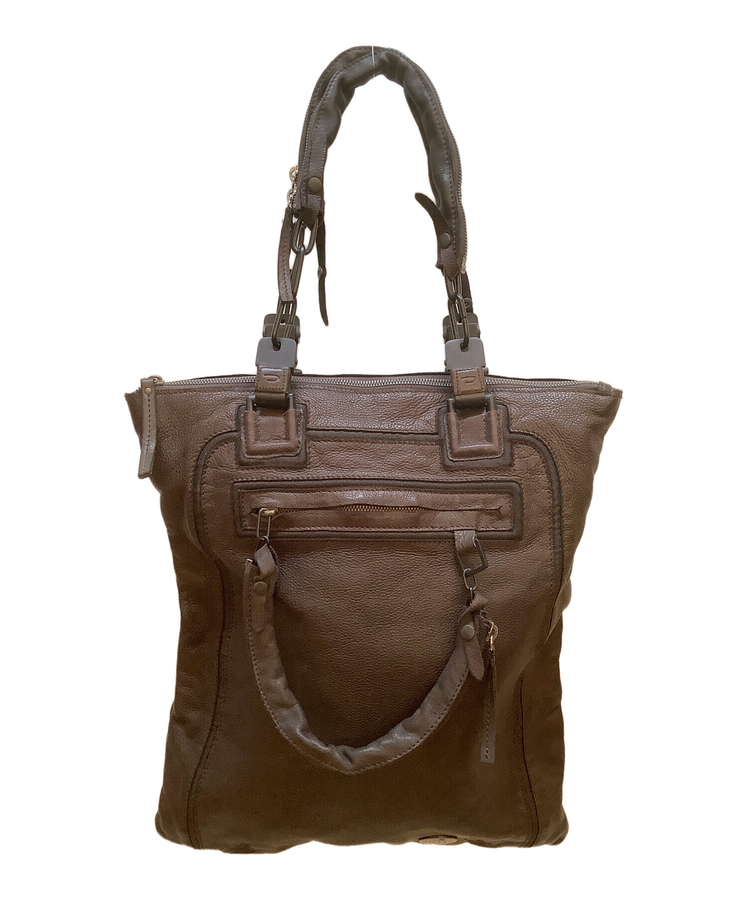 中古・古着通販】DIESEL (ディーゼル) トートバッグ ブラウン
