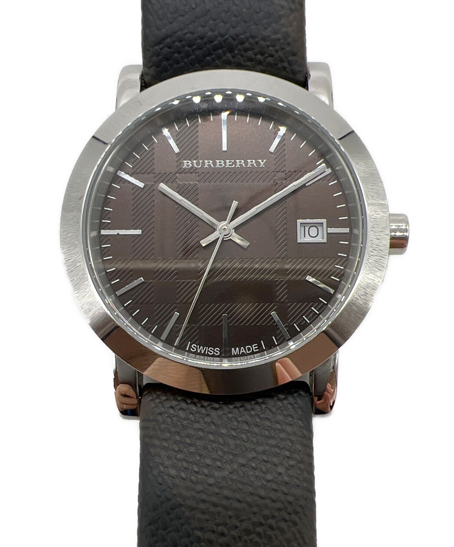 バーバリー BURBERRY BBY1100 腕時計　ブラック　メンズ 中古・古着通販】BURBERRY (バーバリー) 腕時計 ブラウン｜ブランド