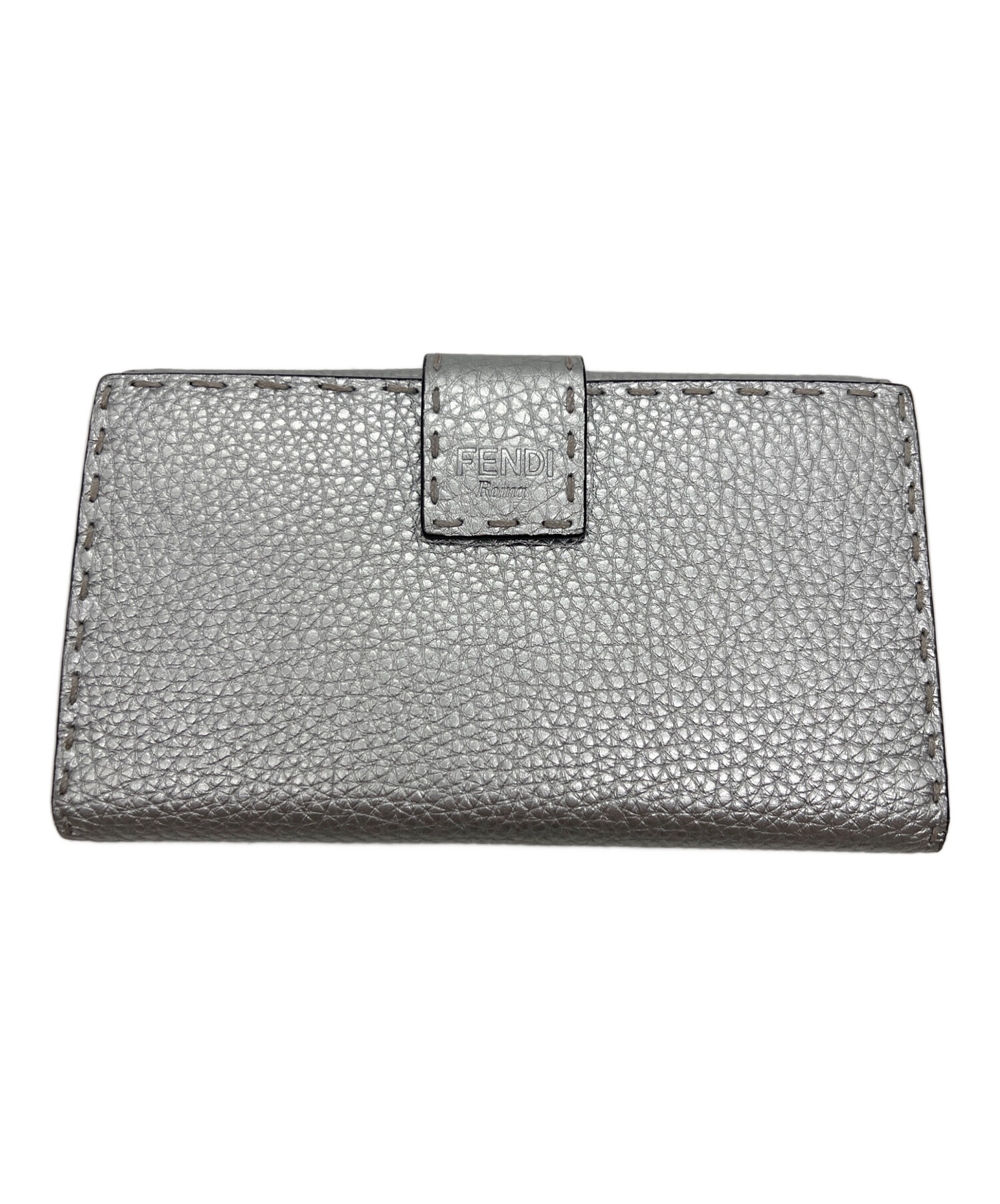 中古・古着通販】FENDI (フェンディ) 長財布 シルバー｜ブランド・古着 