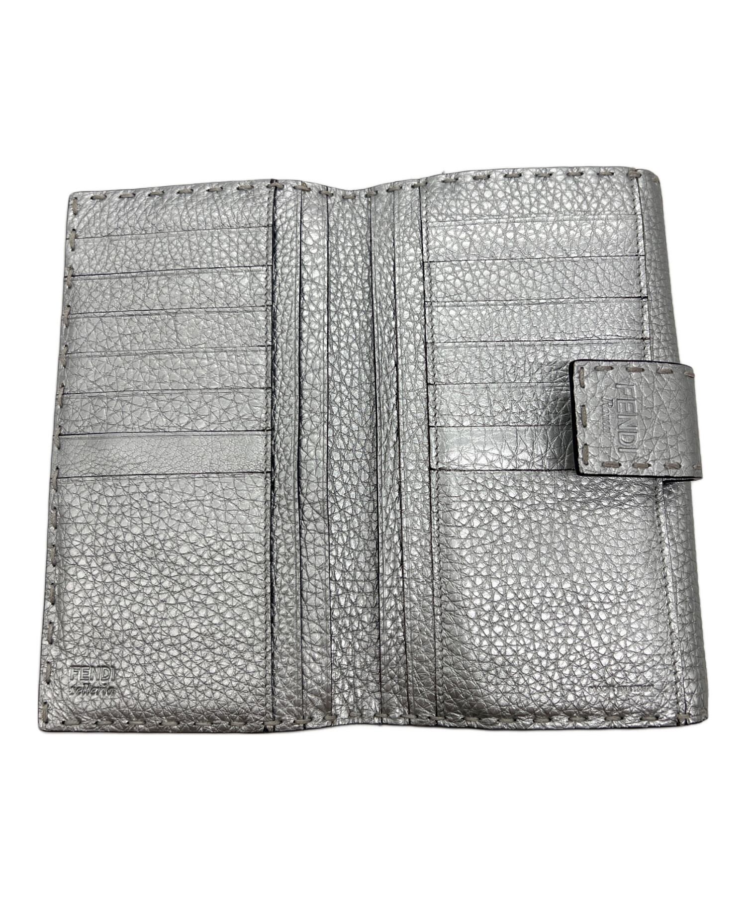 Fendi シルバー 三つ折り財布 FENDI（フェンディ） 【並行輸入品】 財布 三つ折り ミディアム FF