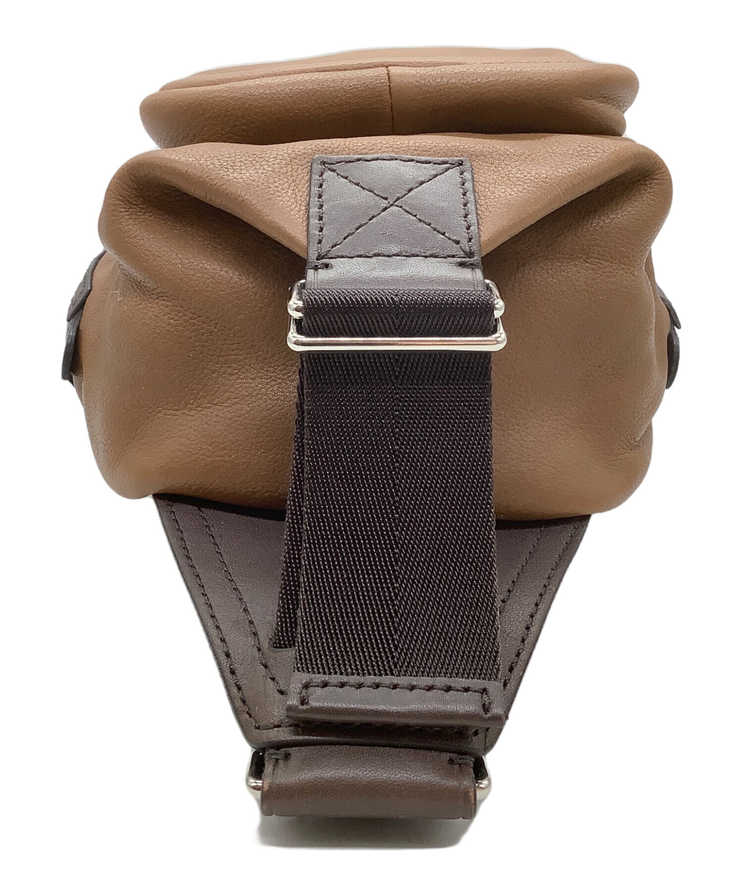 vintage COACH コーチ ボディバッグ ブラウン レザー 中古・古着通販】COACH (コーチ) ボディーバッグ ブラウン