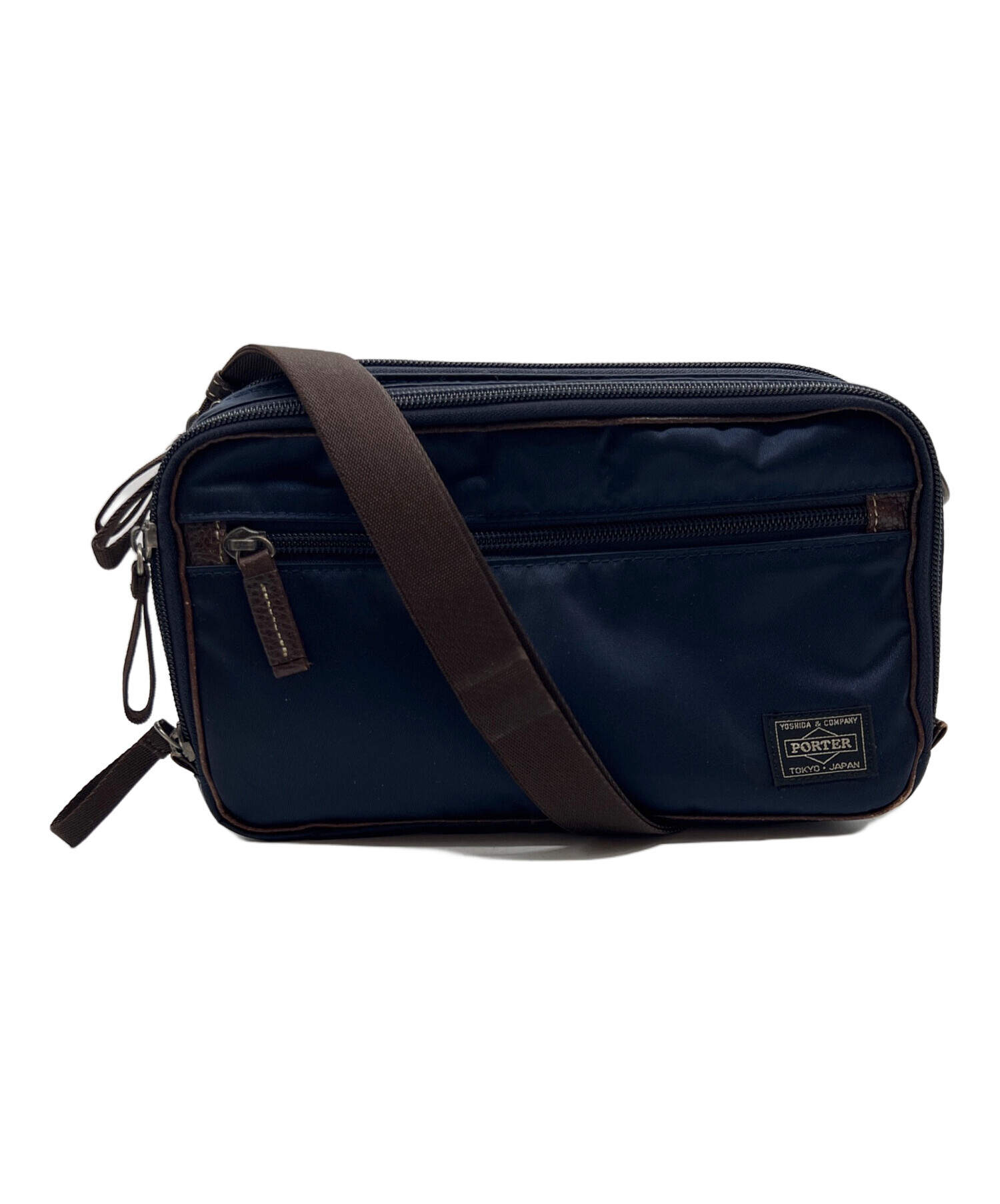 中古・古着通販】PORTER (ポーター) ショルダーバッグ ネイビー