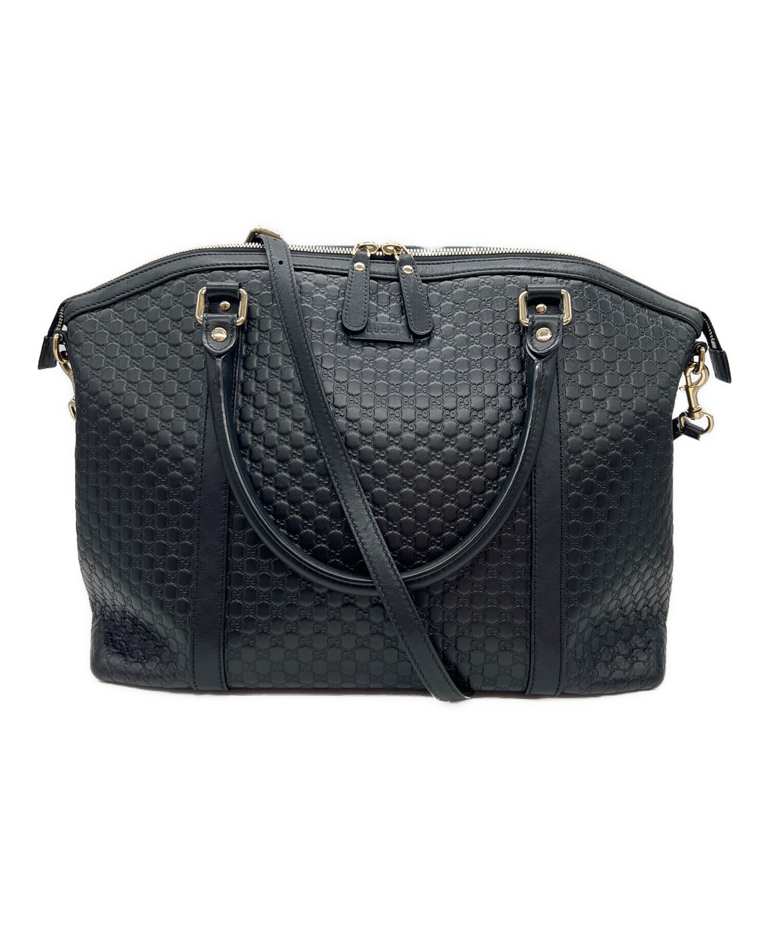 中古・古着通販】GUCCI (グッチ) 2WAYバッグ ブラック｜ブランド・古着