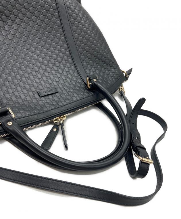 中古・古着通販】GUCCI (グッチ) 2WAYバッグ ブラック｜ブランド・古着