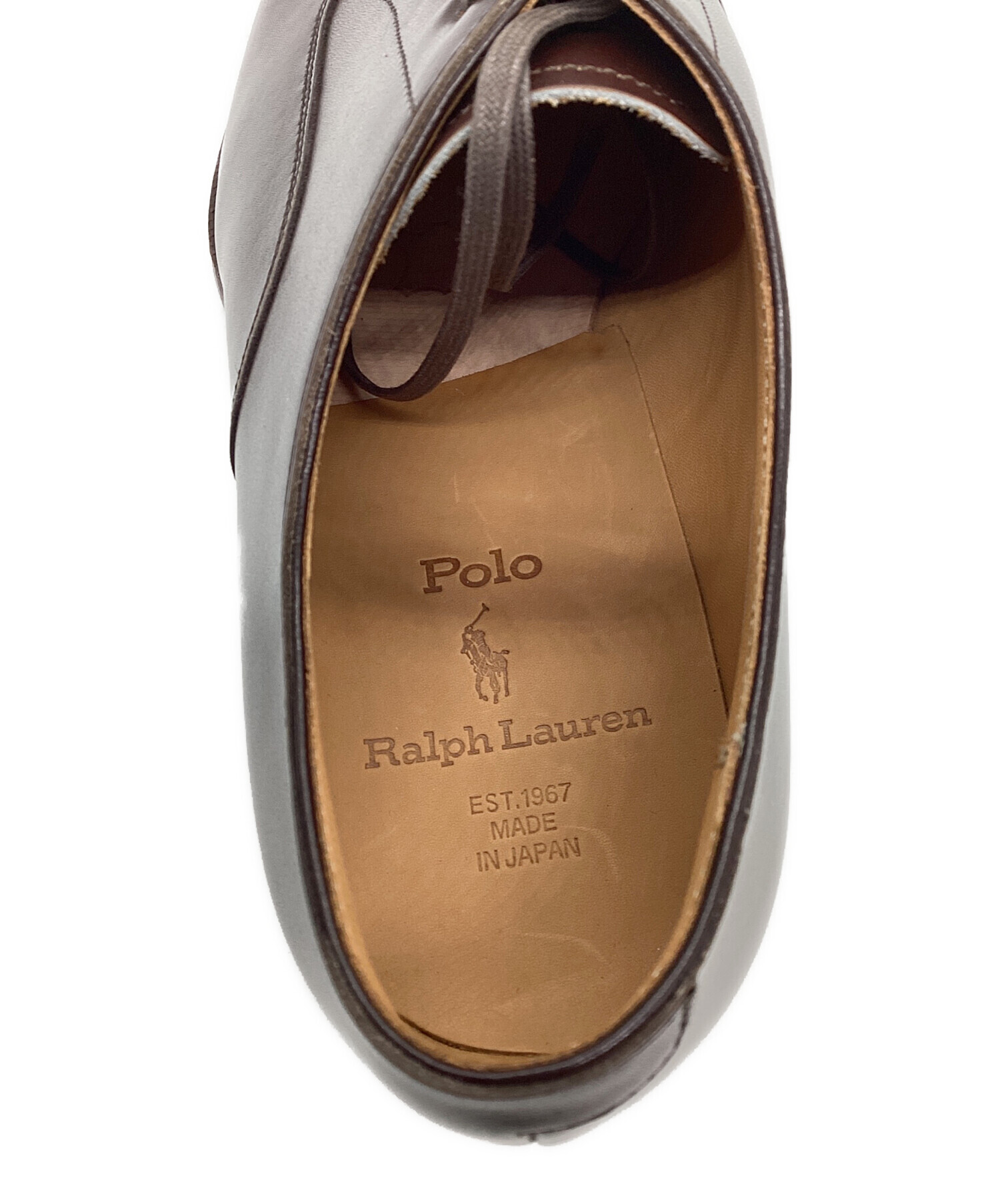 ☆鑑定済☆未使用品☆ポロ ラルフローレン☆ローファー☆革靴☆