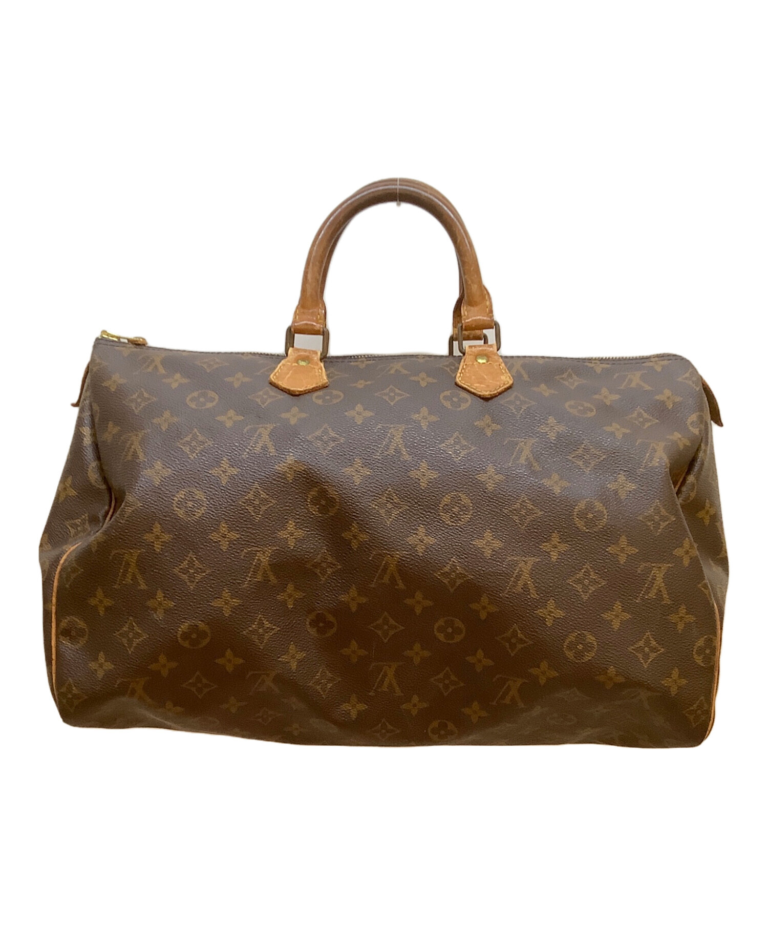 【正規品】ルイヴィトン モノグラム スピーディ40 ハンドバッグ ブラウン 茶色 中古・古着通販】LOUIS VUITTON (ルイ ヴィトン) ハンドバッグ