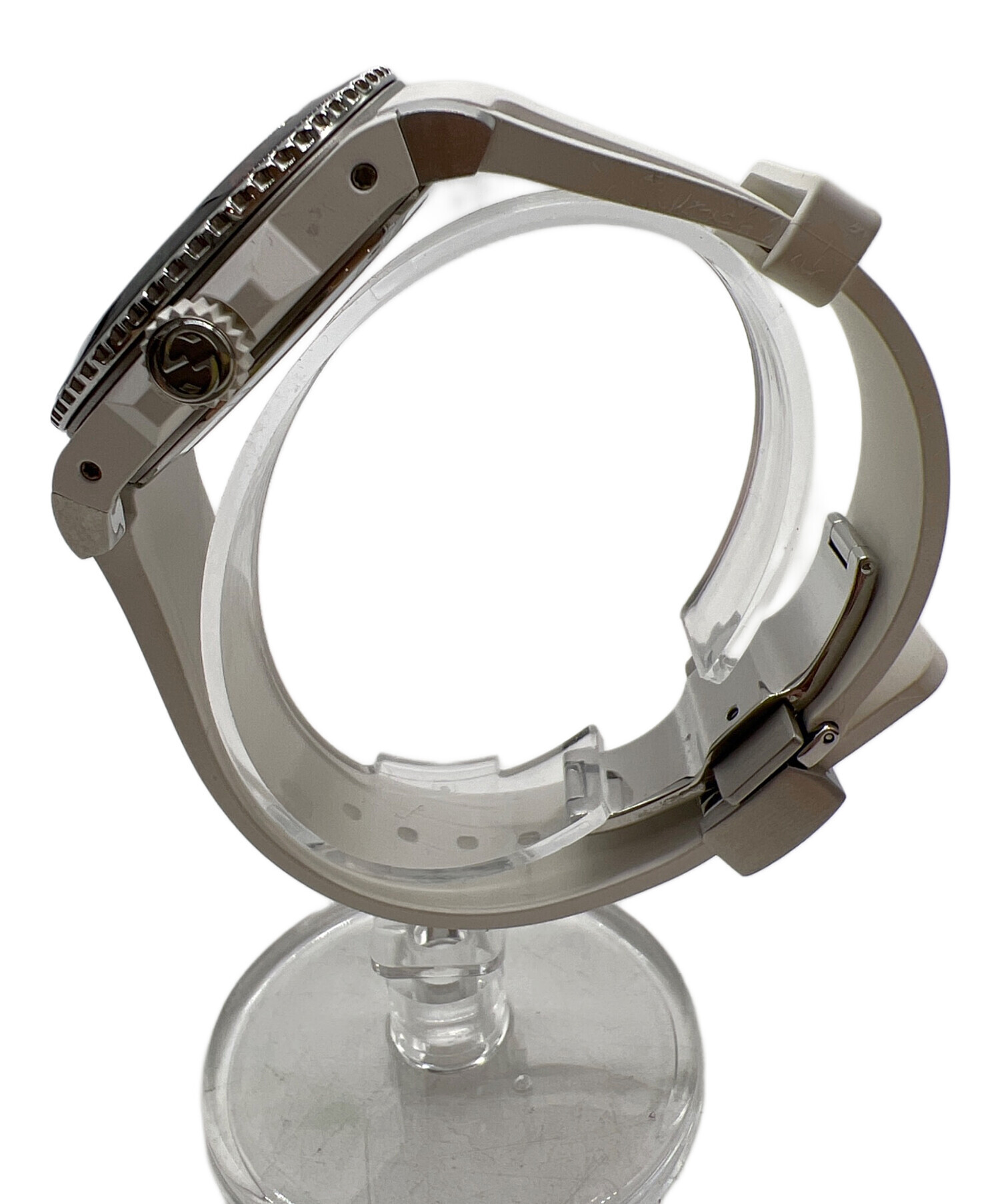 中古・古着通販】GUCCI (グッチ) 腕時計/DIVE ホワイト｜ブランド