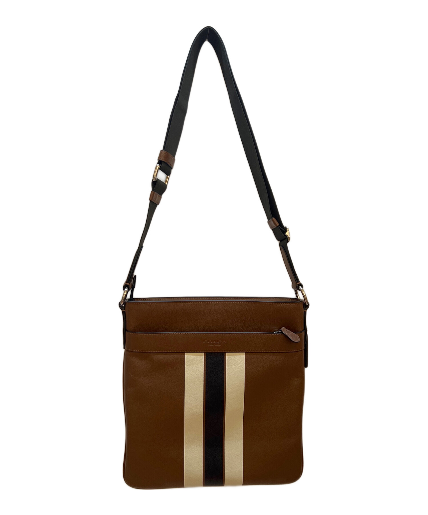 中古・古着通販】COACH (コーチ) ショルダーバッグ ブラウン｜ブランド 