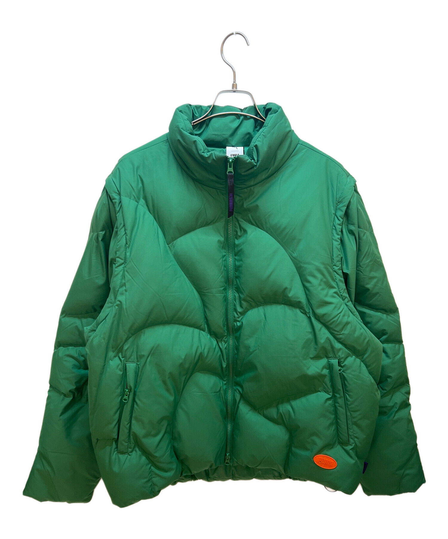 中古・古着通販】PUMA (プーマ) PAM (パム) PUFFER JACKET グリーン 