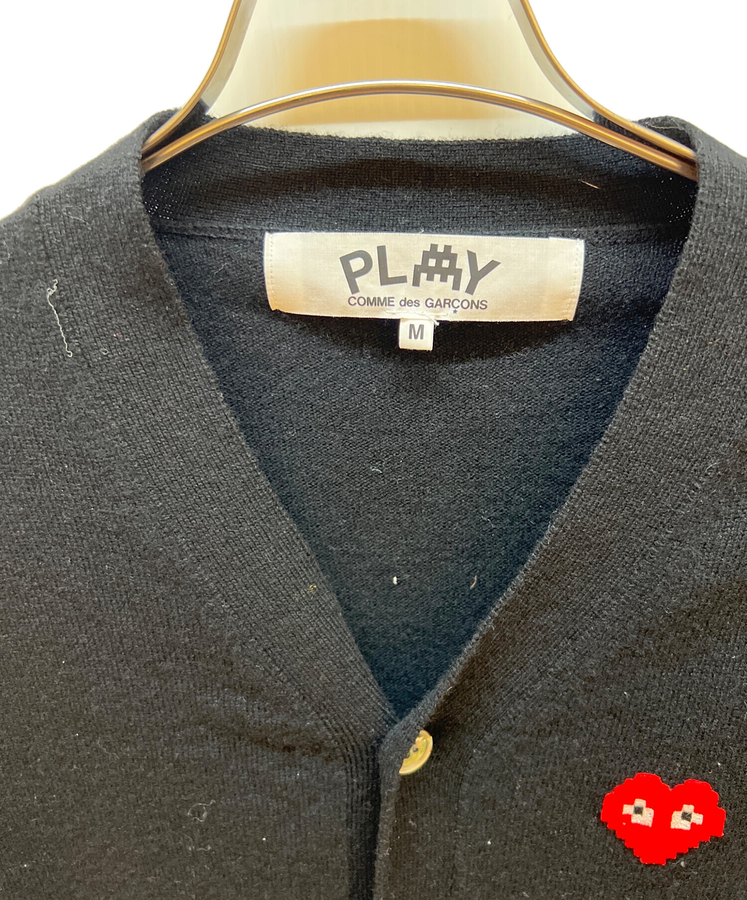 COMME des GARÇONS PLAY カーディガン L 中古・古着通販】PLAY COMME des GARCONS (プレイコムデギャルソン