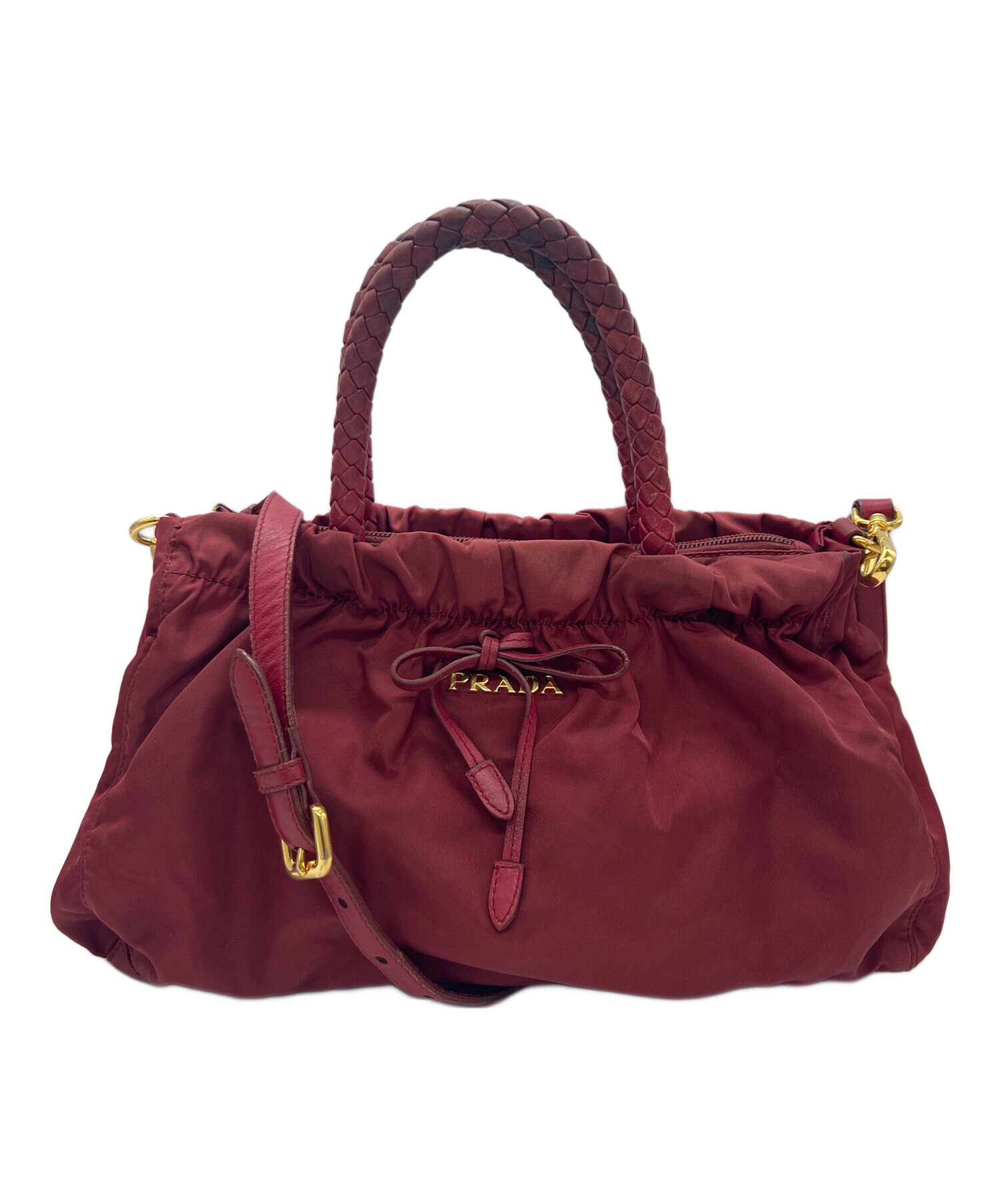 中古・古着通販】PRADA (プラダ) 2WAYバッグ レッド｜ブランド・古着 