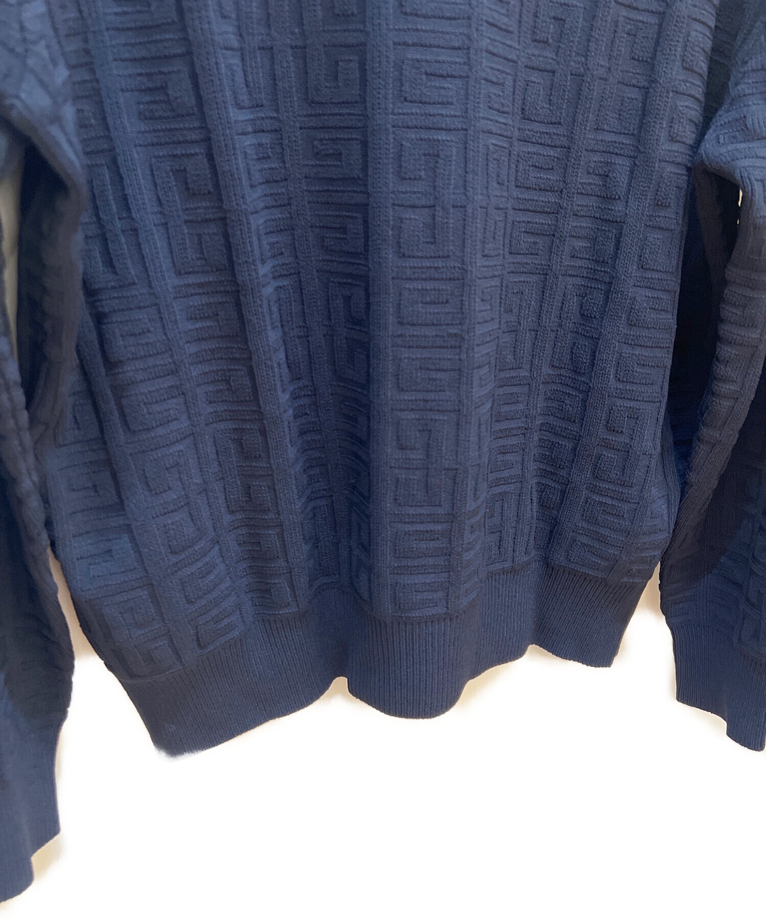 中古・古着通販】GIVENCHY (ジバンシィ) ニット ネイビー サイズ:M 