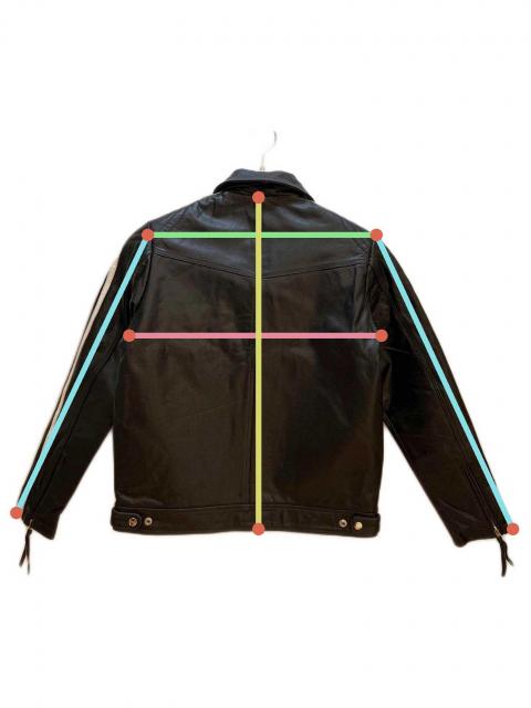 中古・古着通販】Freeclom (フリークロム) レザーライダースジャケット