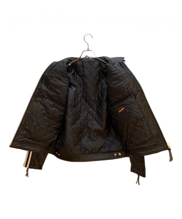 Freeclom フリークロム カウレザー レザージャケット 42 中古・古着通販】Freeclom (フリークロム) レザーライダースジャケット