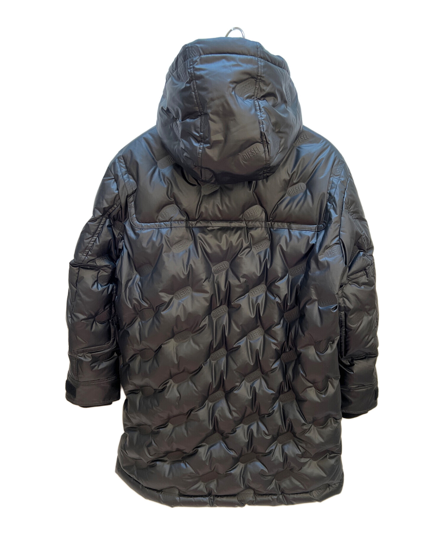 中古・古着通販】DIESEL (ディーゼル) ダウンジャケット ブラック 