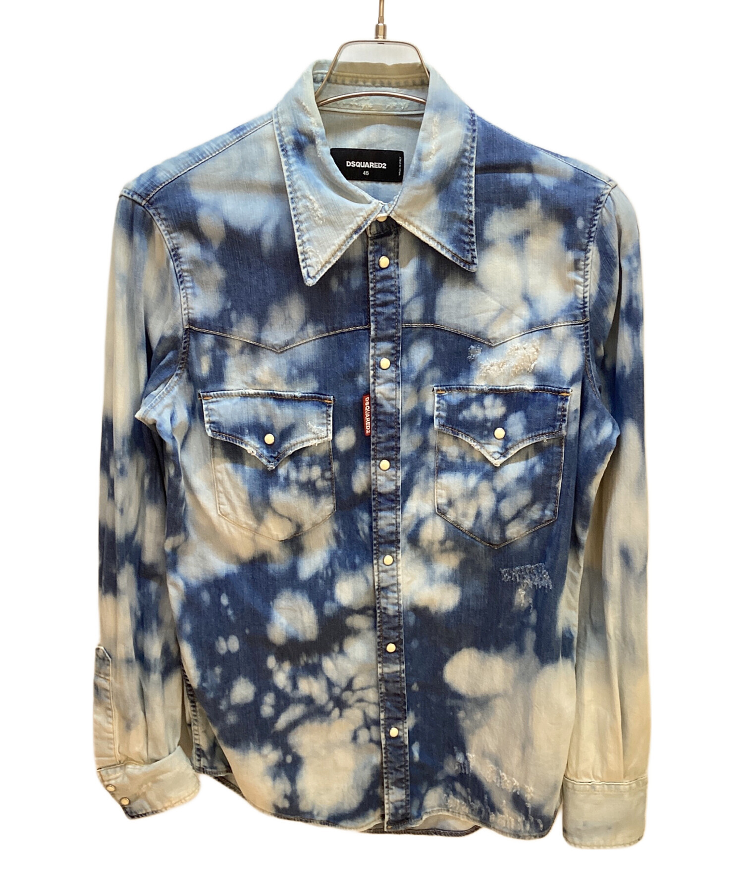 中古・古着通販】DSQUARED2 (ディースクエアード) 長袖シャツ ブルー