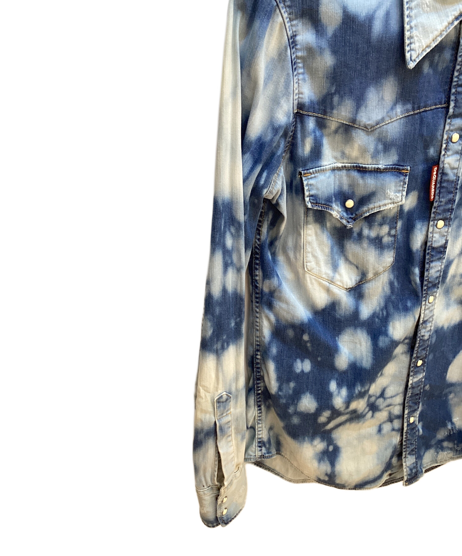 中古・古着通販】DSQUARED2 (ディースクエアード) 長袖シャツ ブルー