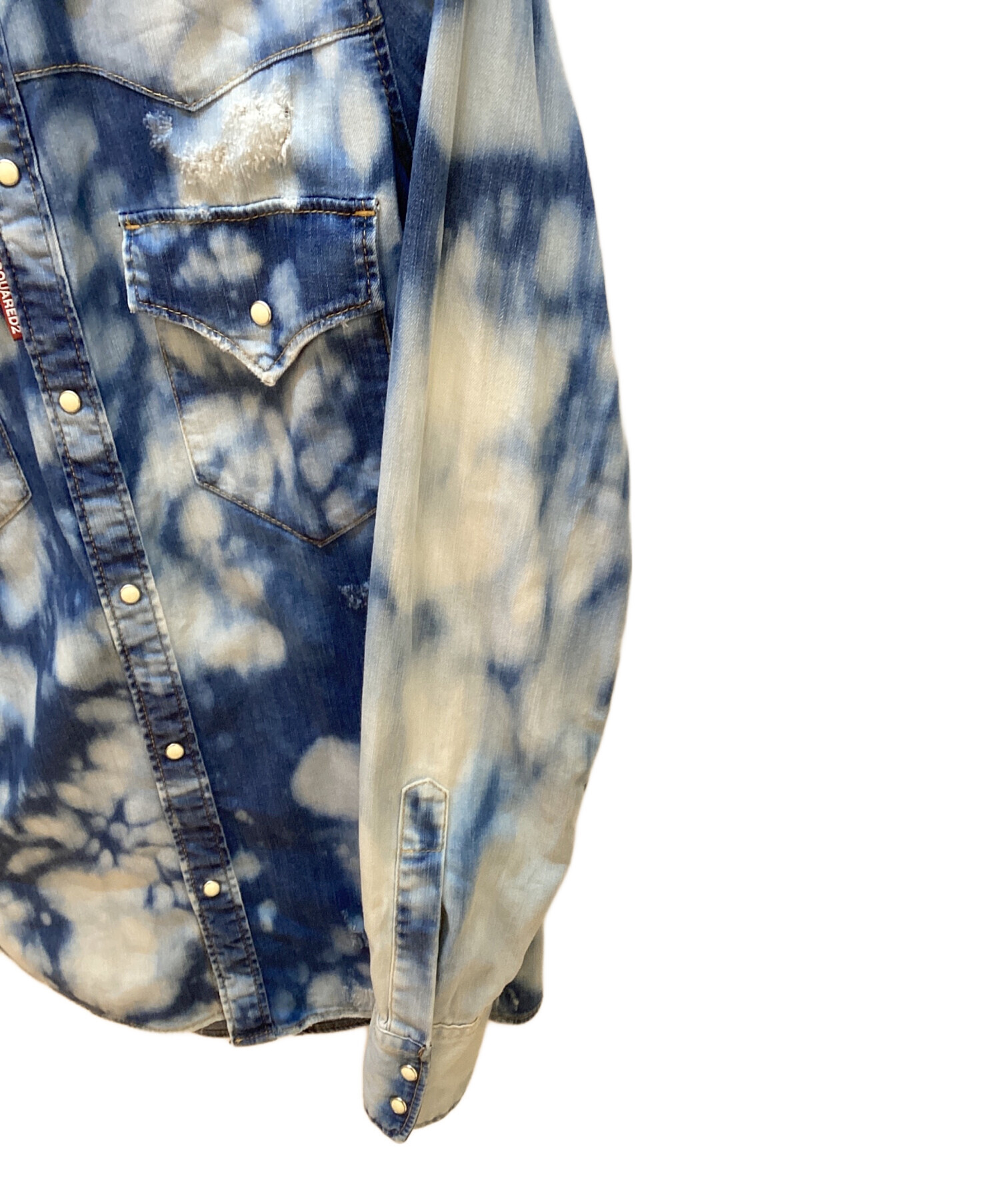 中古・古着通販】DSQUARED2 (ディースクエアード) 長袖シャツ ブルー