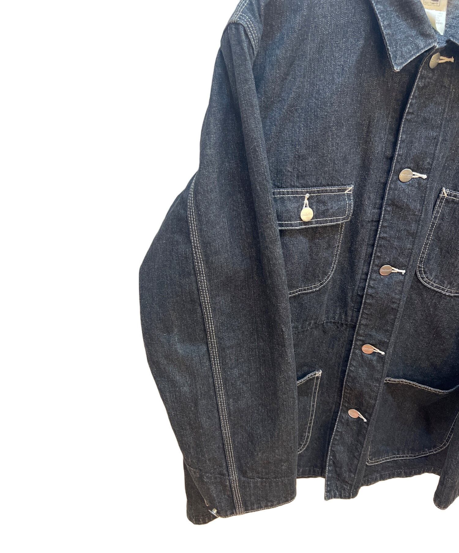 中古・古着通販】CarHartt (カーハート) カバーオール ブラック サイズ