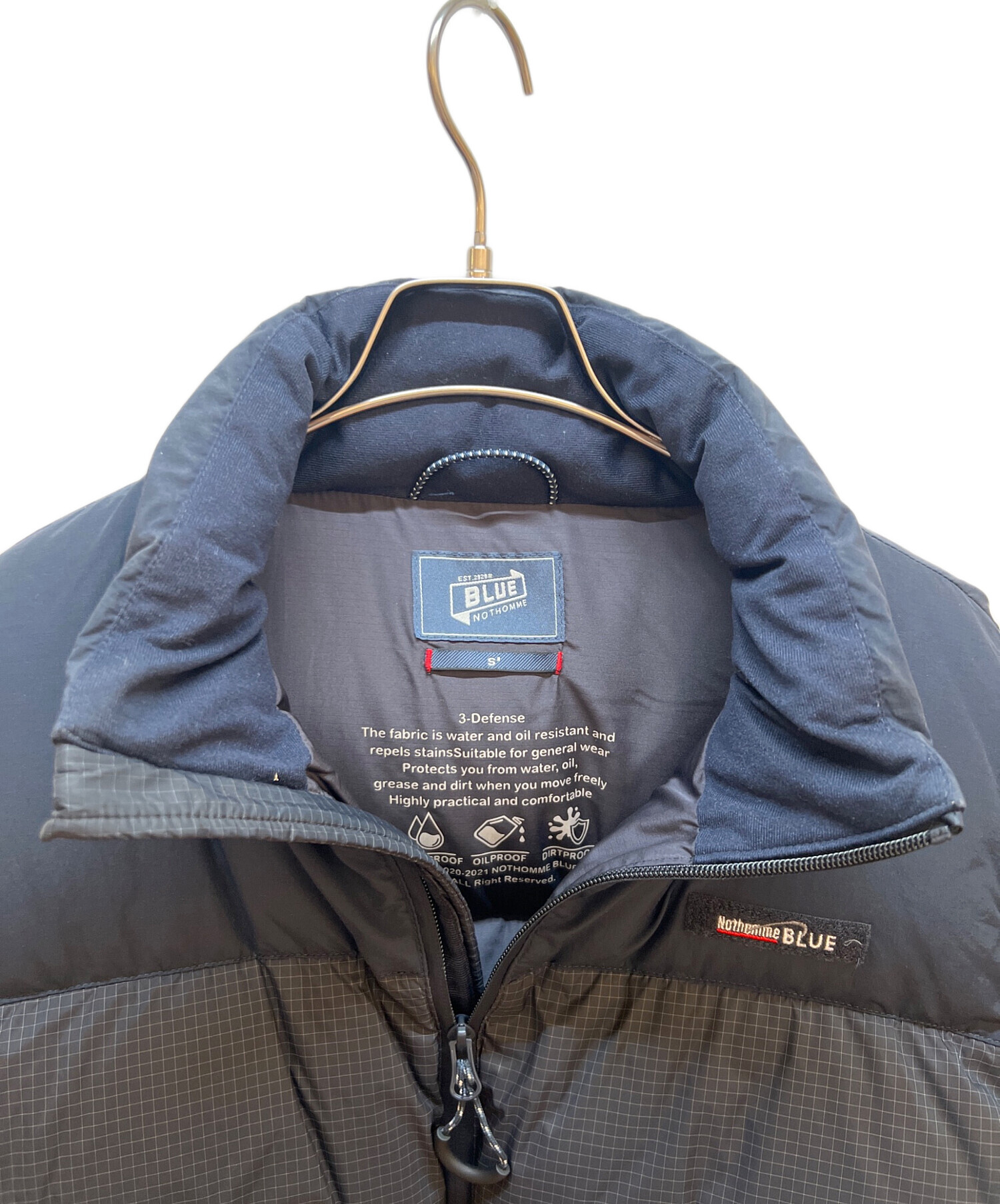 中古・古着通販】nothomme blue (ノットオムブルー) ダウンジャケット 