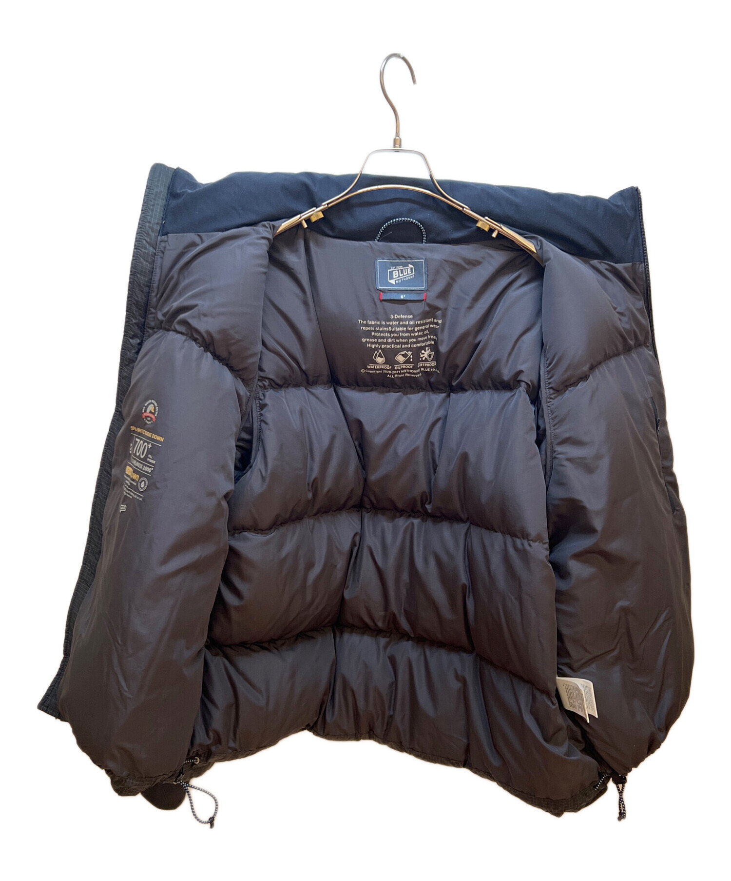 中古・古着通販】nothomme blue (ノットオムブルー) ダウンジャケット