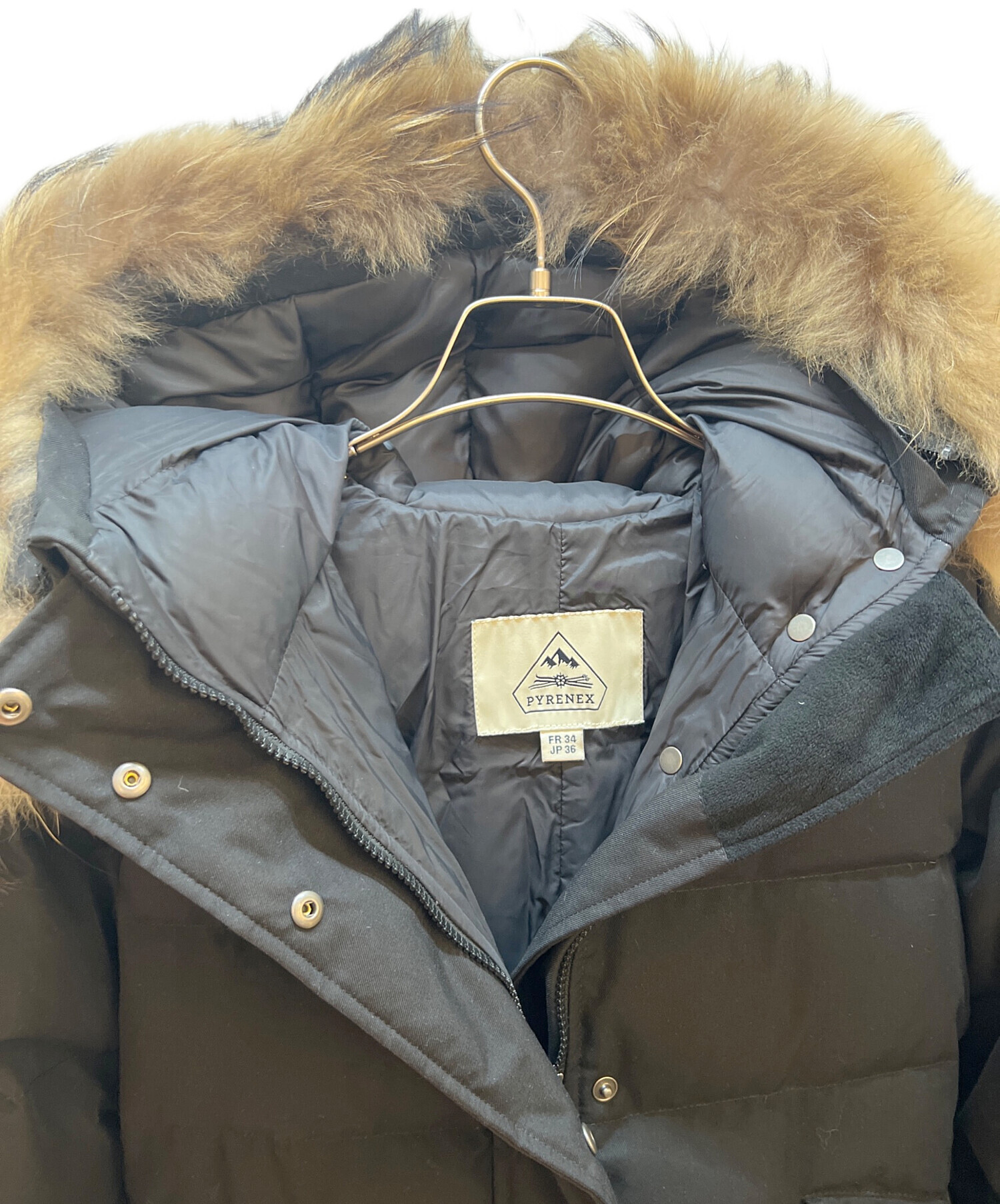 中古・古着通販】Pyrenex (ピレネックス) ダウンジャケット ブラック 