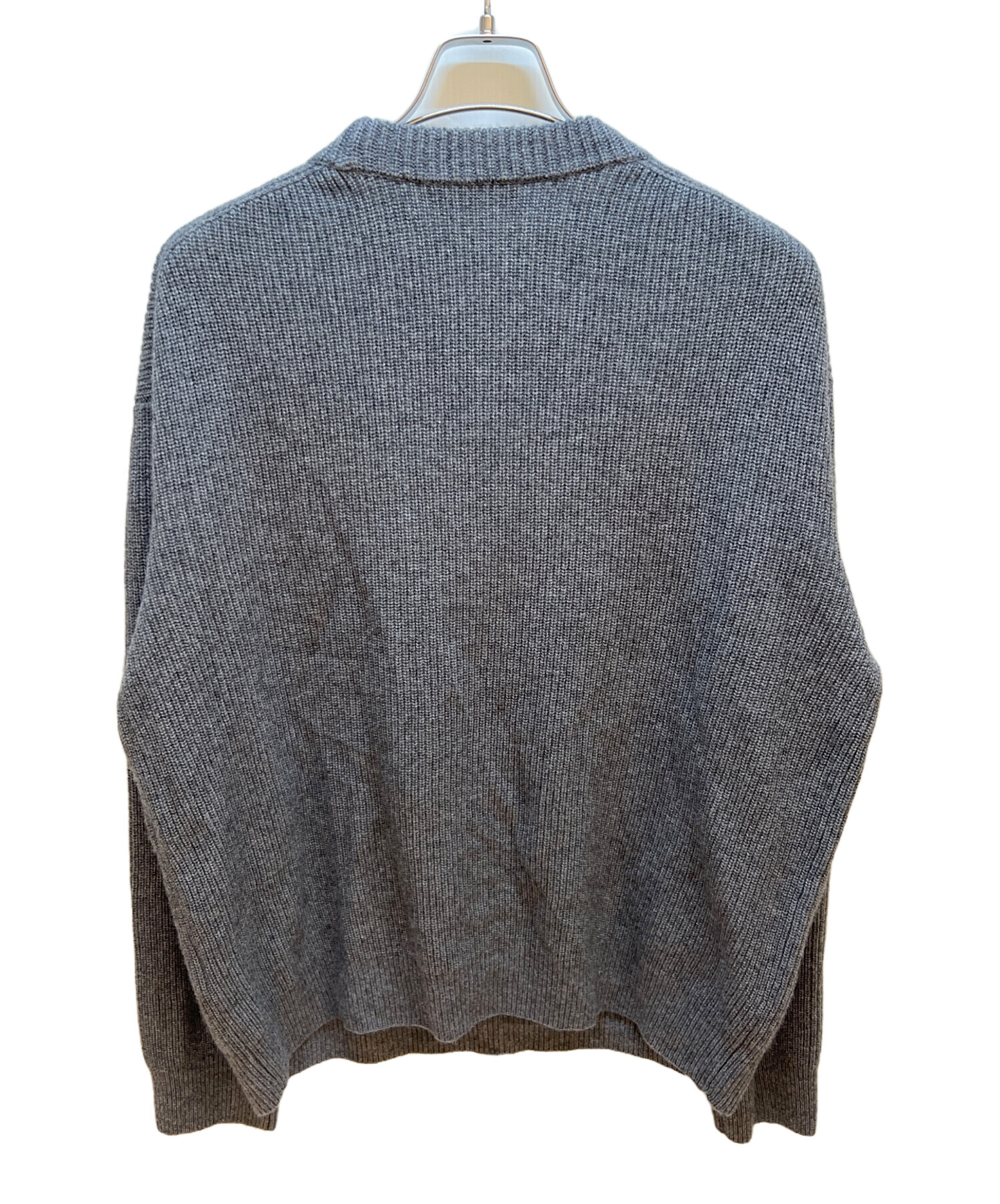 中古・古着通販】maison kitsune (メゾンキツネ) 厚手ニット グレー 