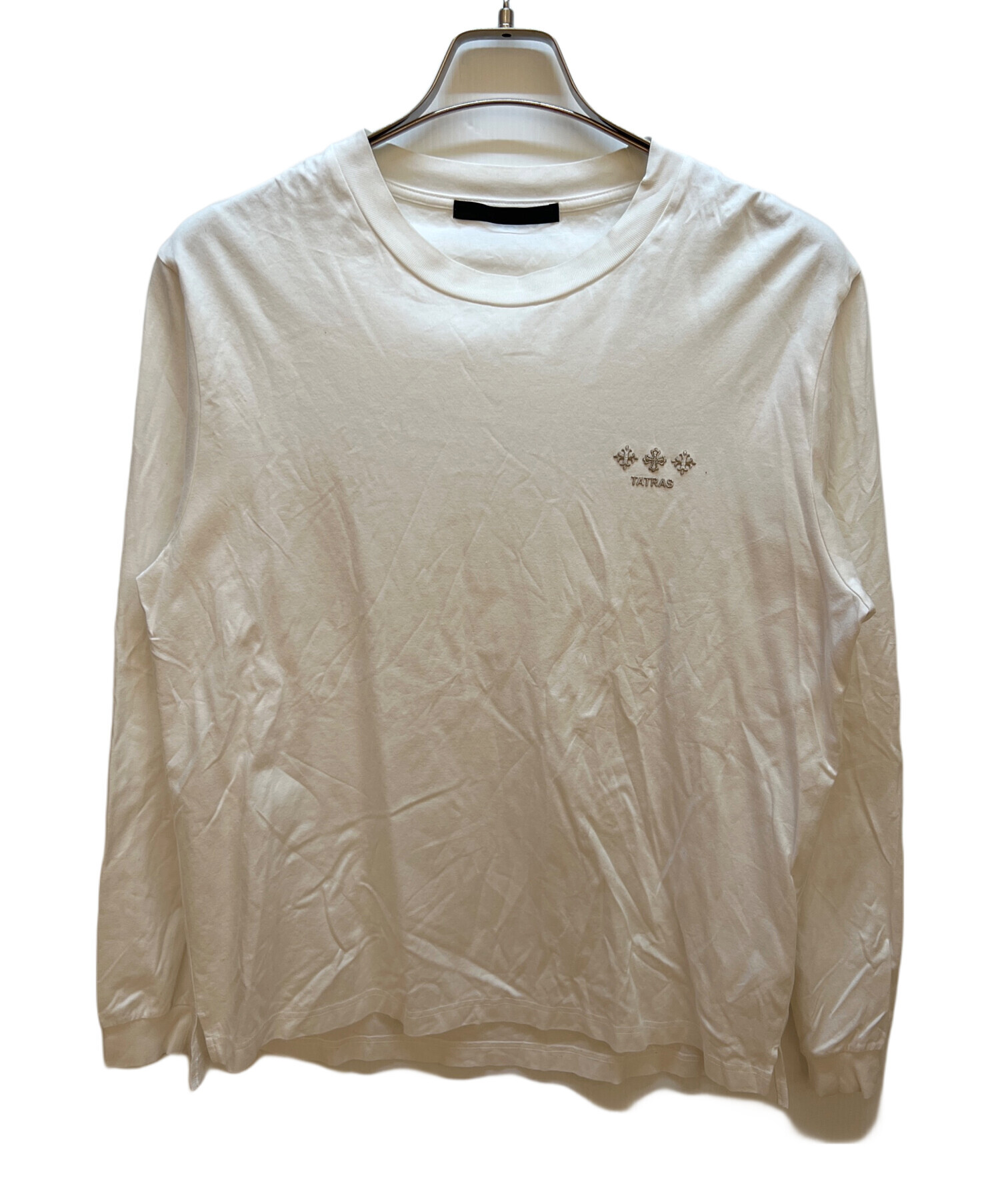 中古・古着通販】TATRAS (タトラス) 長袖カットソー ホワイト サイズ