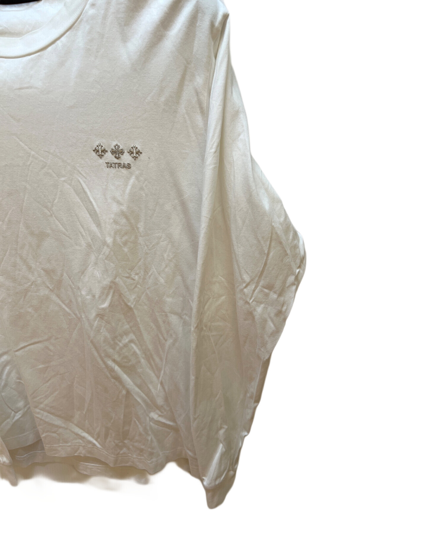 中古・古着通販】TATRAS (タトラス) 長袖カットソー ホワイト サイズ