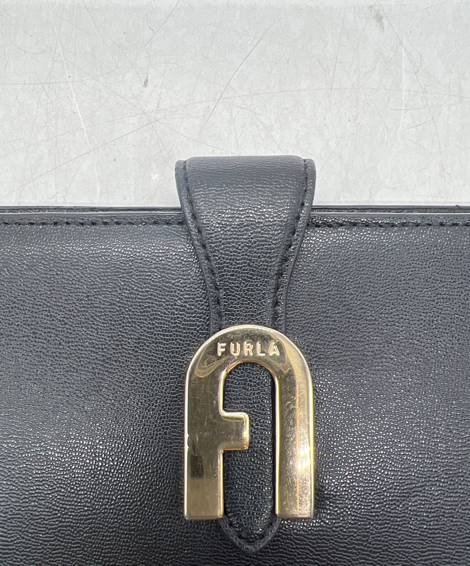 中古・古着通販】FURLA (フルラ) 長財布 ブラック｜ブランド・古着通販