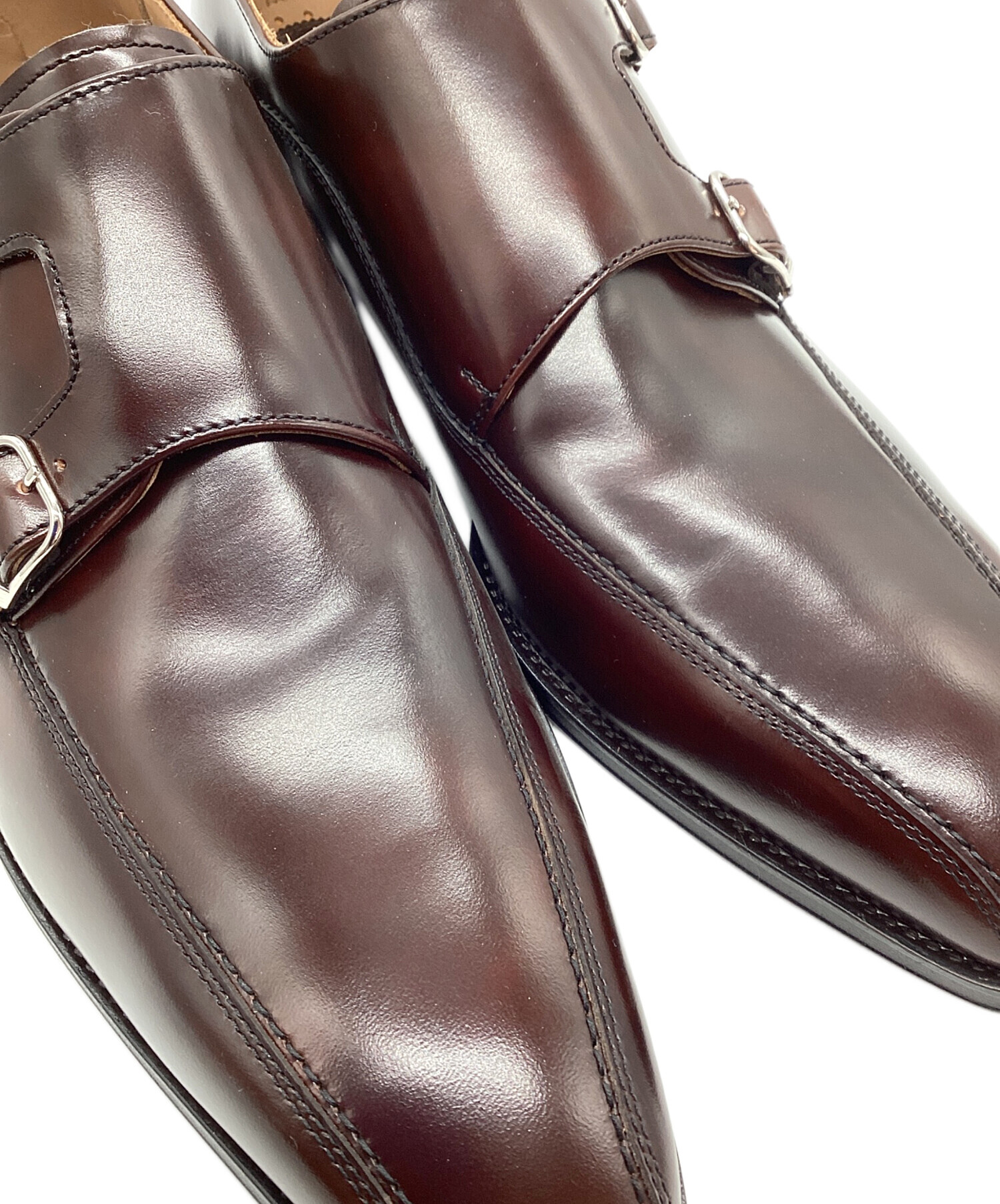 中古・古着通販】REGAL (リーガル) モンクストラップシューズ ブラウン