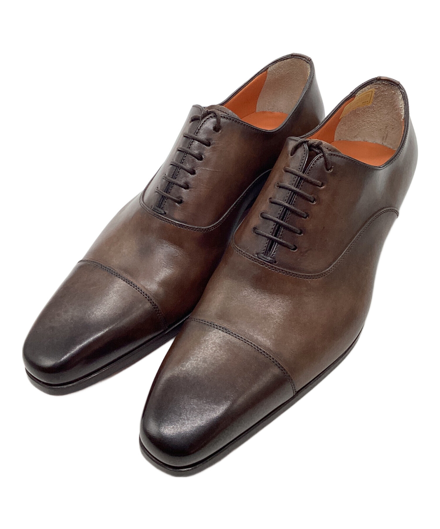 中古・古着通販】Santoni (サントーニ) レザーシューズ ブラウン 