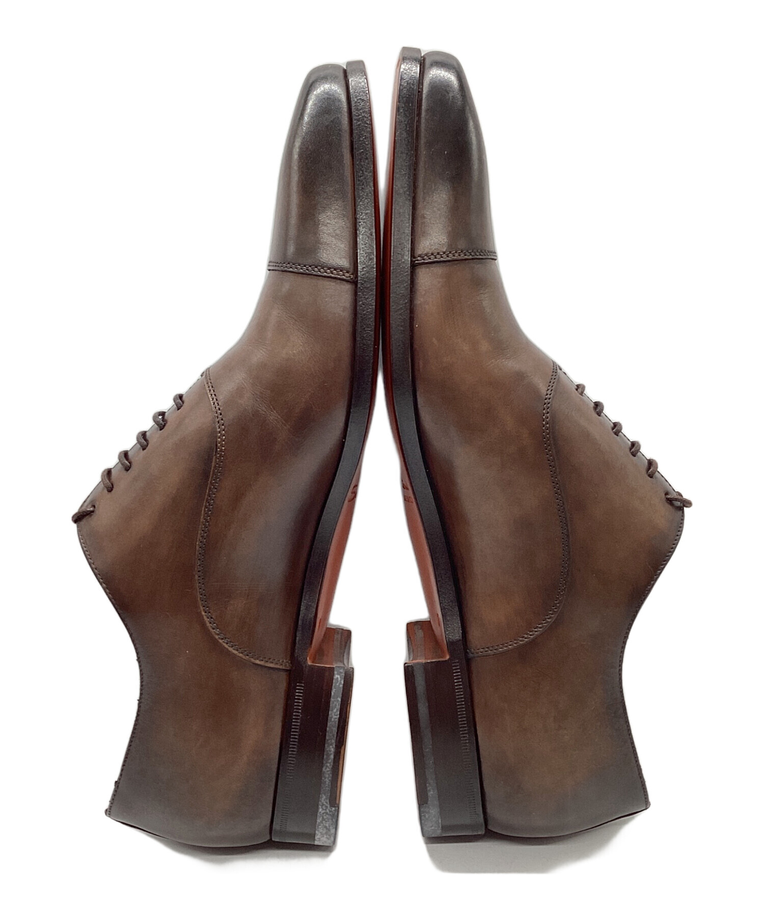 中古・古着通販】Santoni (サントーニ) レザーシューズ ブラウン 