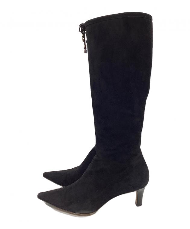 中古・古着通販】GUCCI (グッチ) ロングブーツ ブラック サイズ:23.5