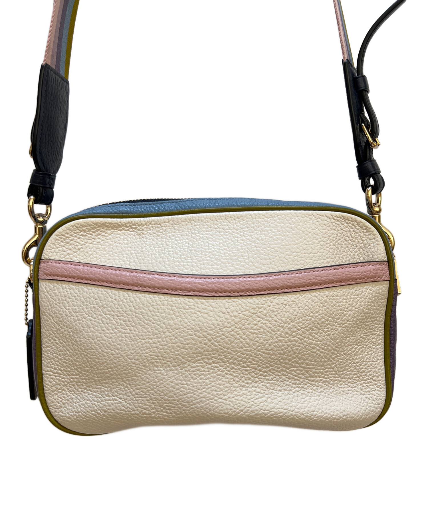 中古・古着通販】COACH (コーチ) ショルダーバッグ アイボリー