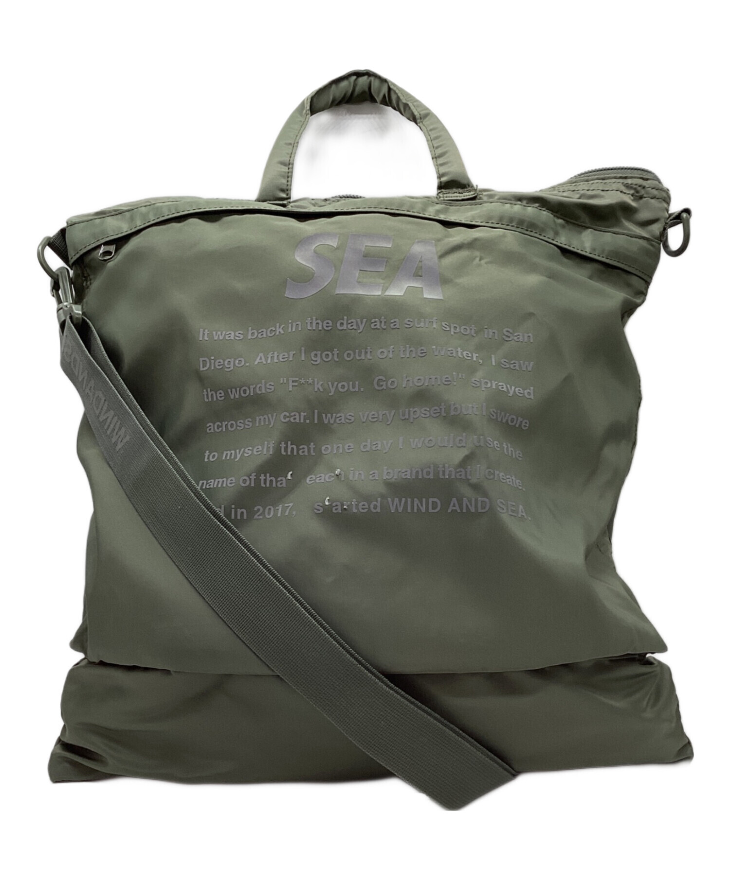 中古・古着通販】WIND AND SEA (ウィンダンシー) 2WAYショルダーバッグ