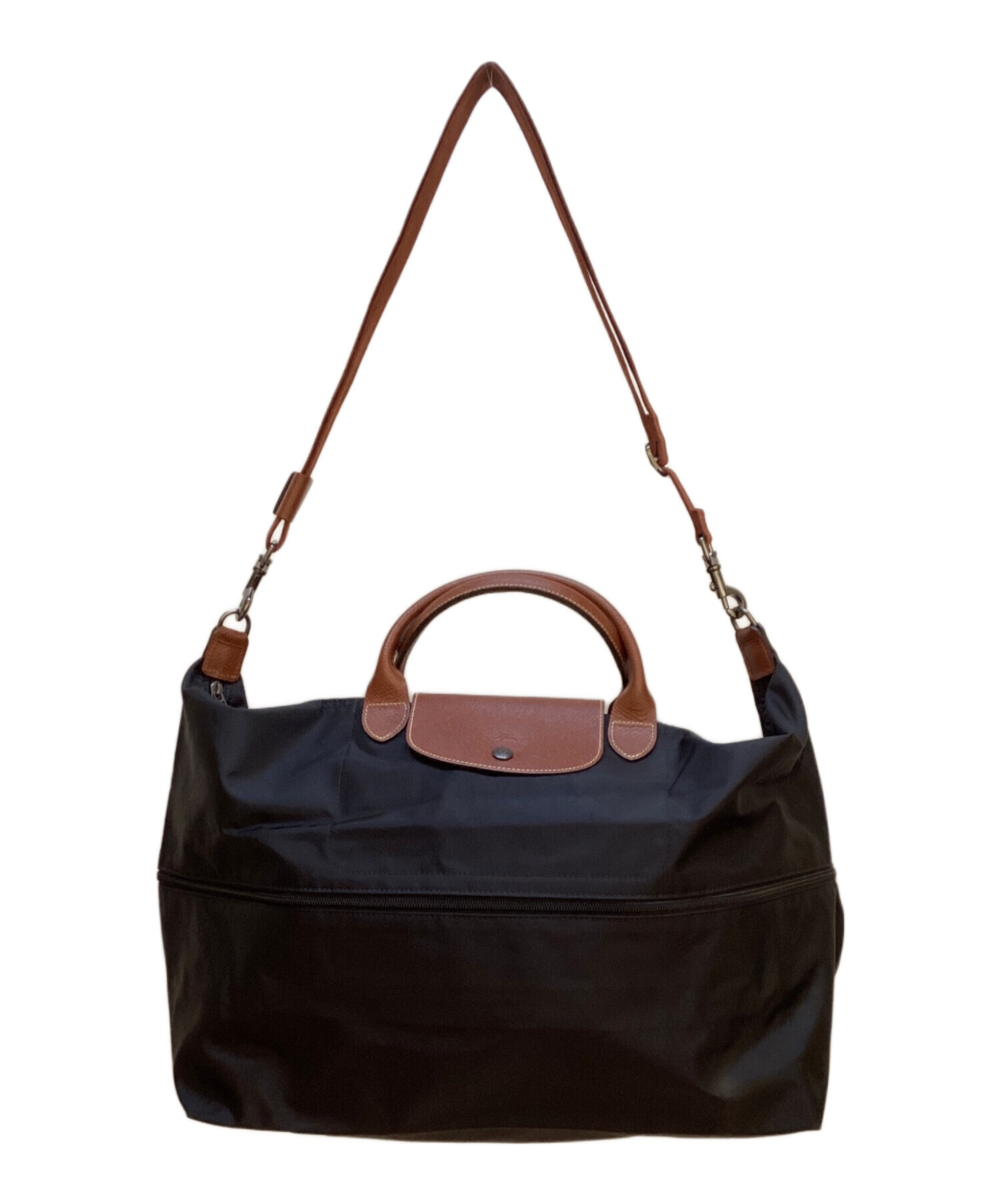 中古・古着通販】LONGCHAMP (ロンシャン) ボストンバッグ ブラック