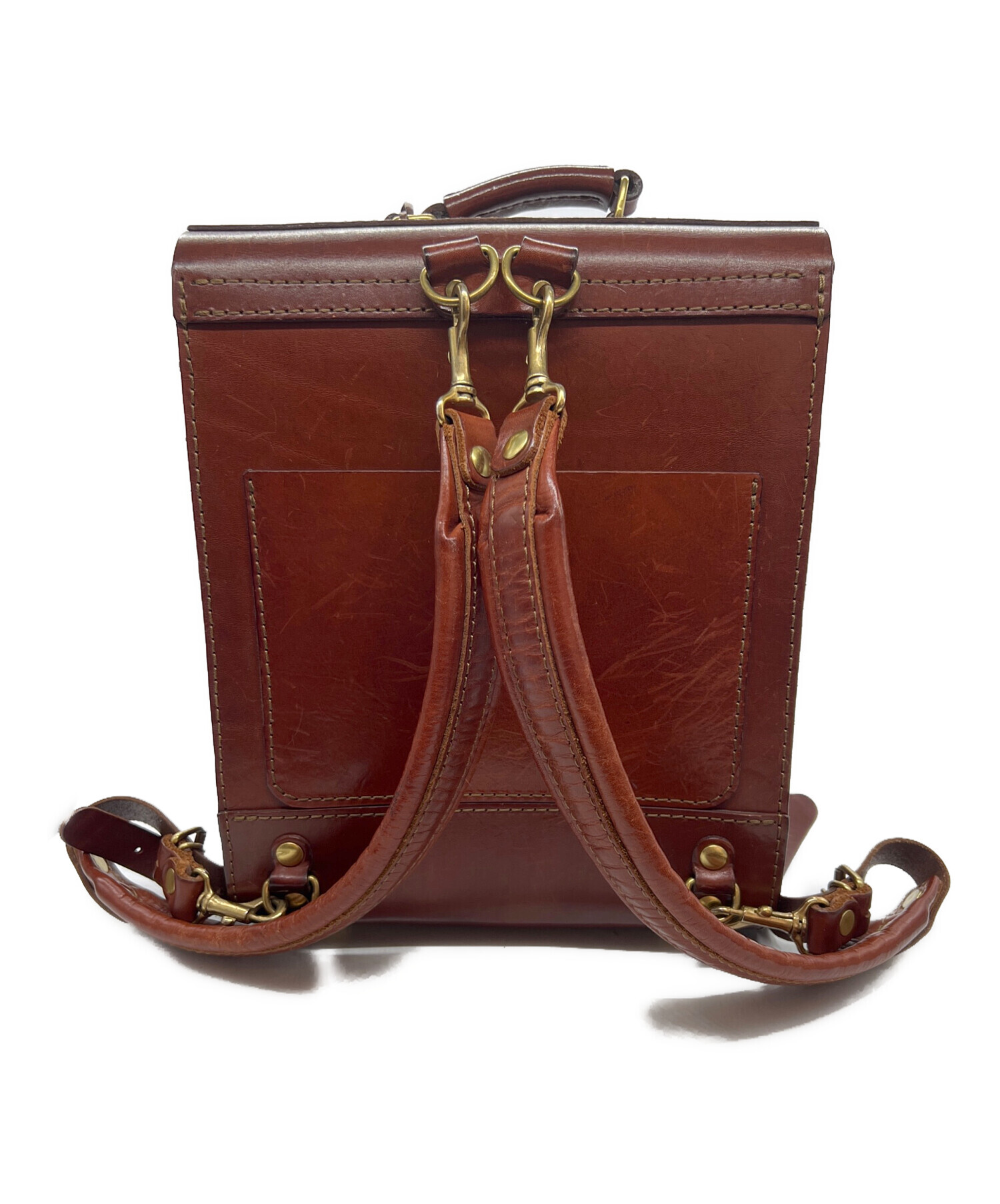 中古・古着通販】Herz (ヘルツ) ガロンリュック ブラウン｜ブランド