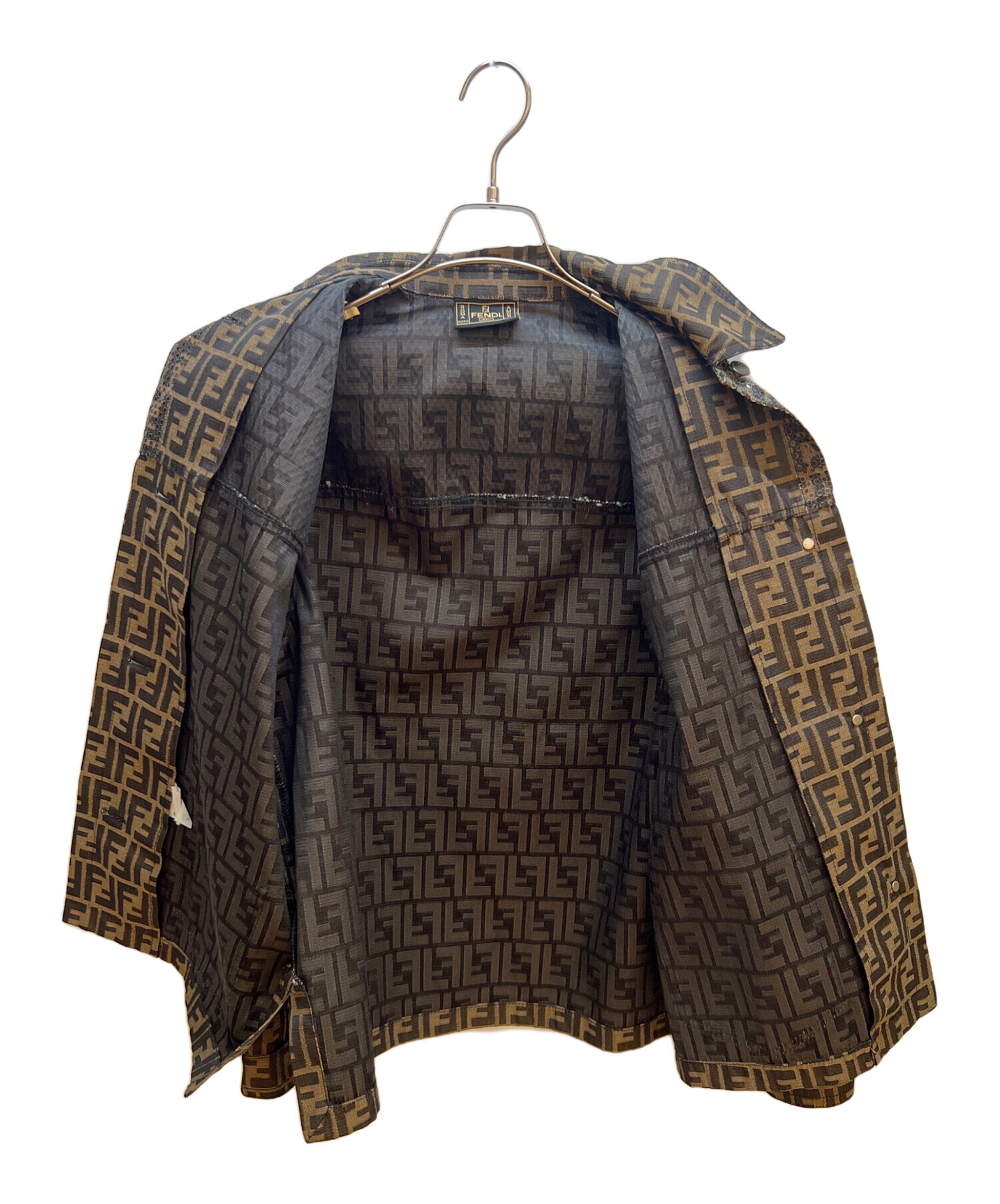 中古・古着通販】FENDI (フェンディ) ジャケット カーキ サイズ:38 