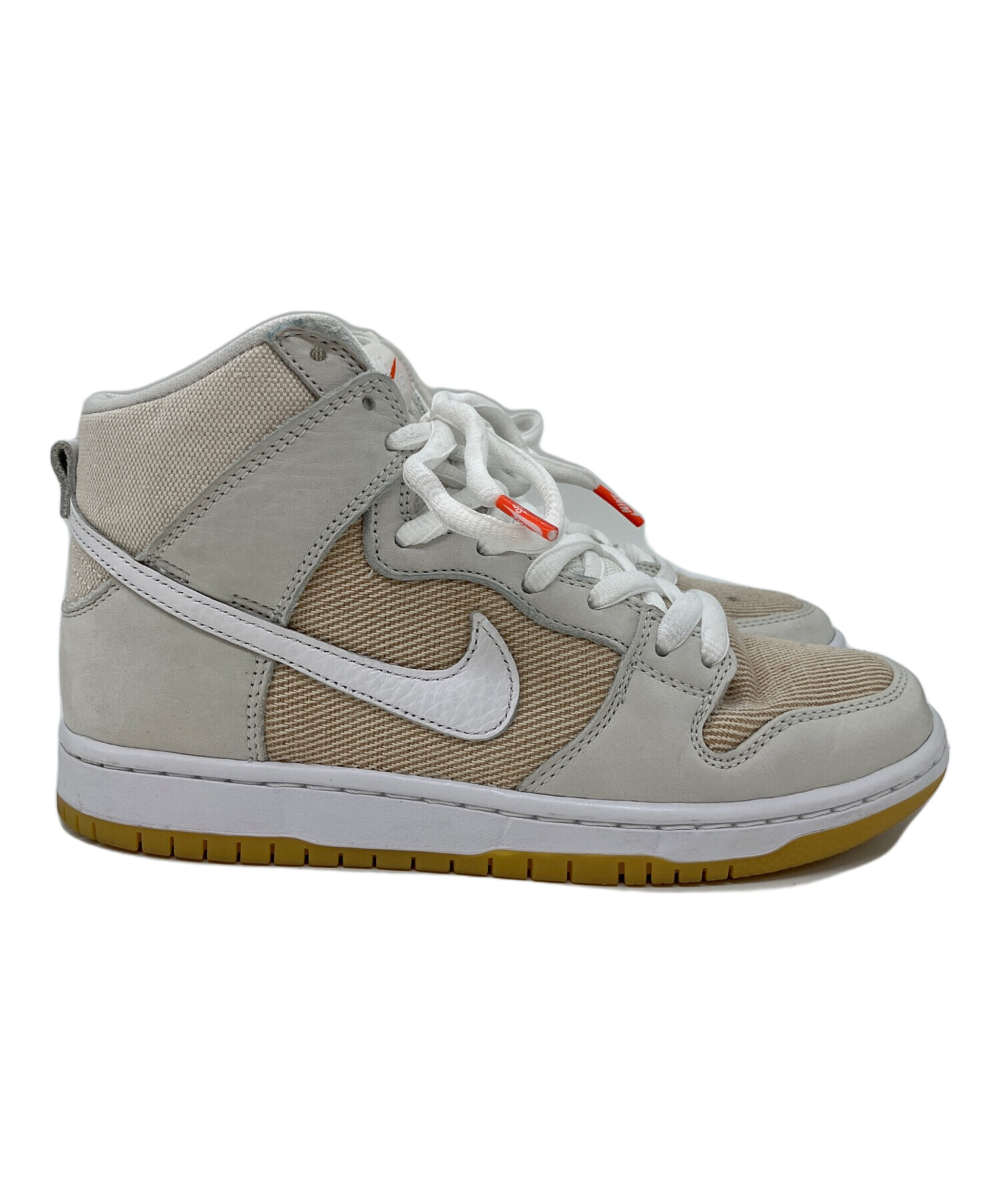 中古・古着通販】NIKE (ナイキ) SB DUNK HI PRO ISO グレー×ベージュ