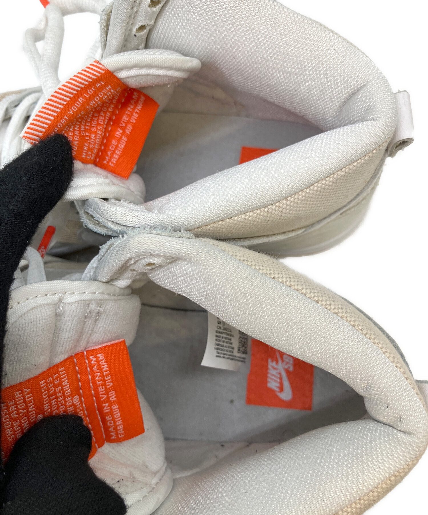中古・古着通販】NIKE (ナイキ) SB DUNK HI PRO ISO グレー×ベージュ