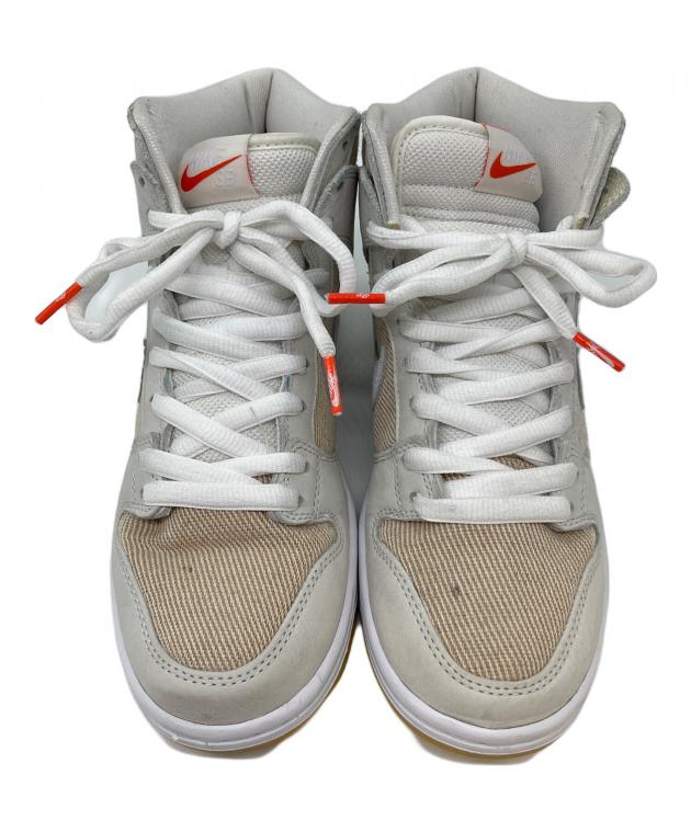中古・古着通販】NIKE (ナイキ) SB DUNK HI PRO ISO グレー×ベージュ