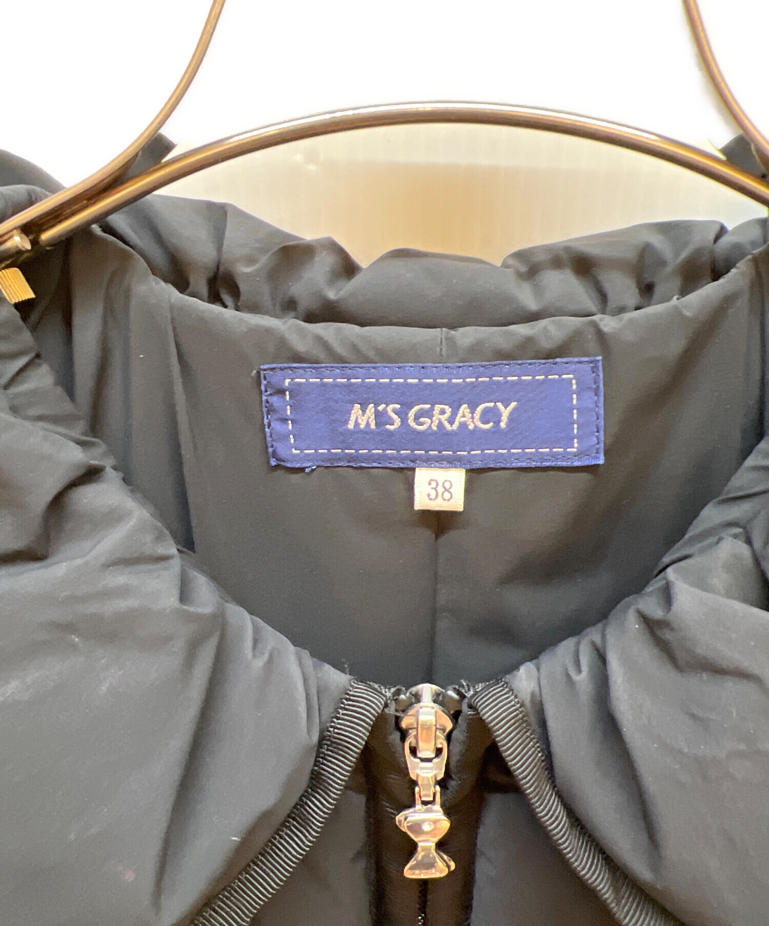 中古・古着通販】M'S GRACY (エムズグレイシー) ダウンコート ブラック