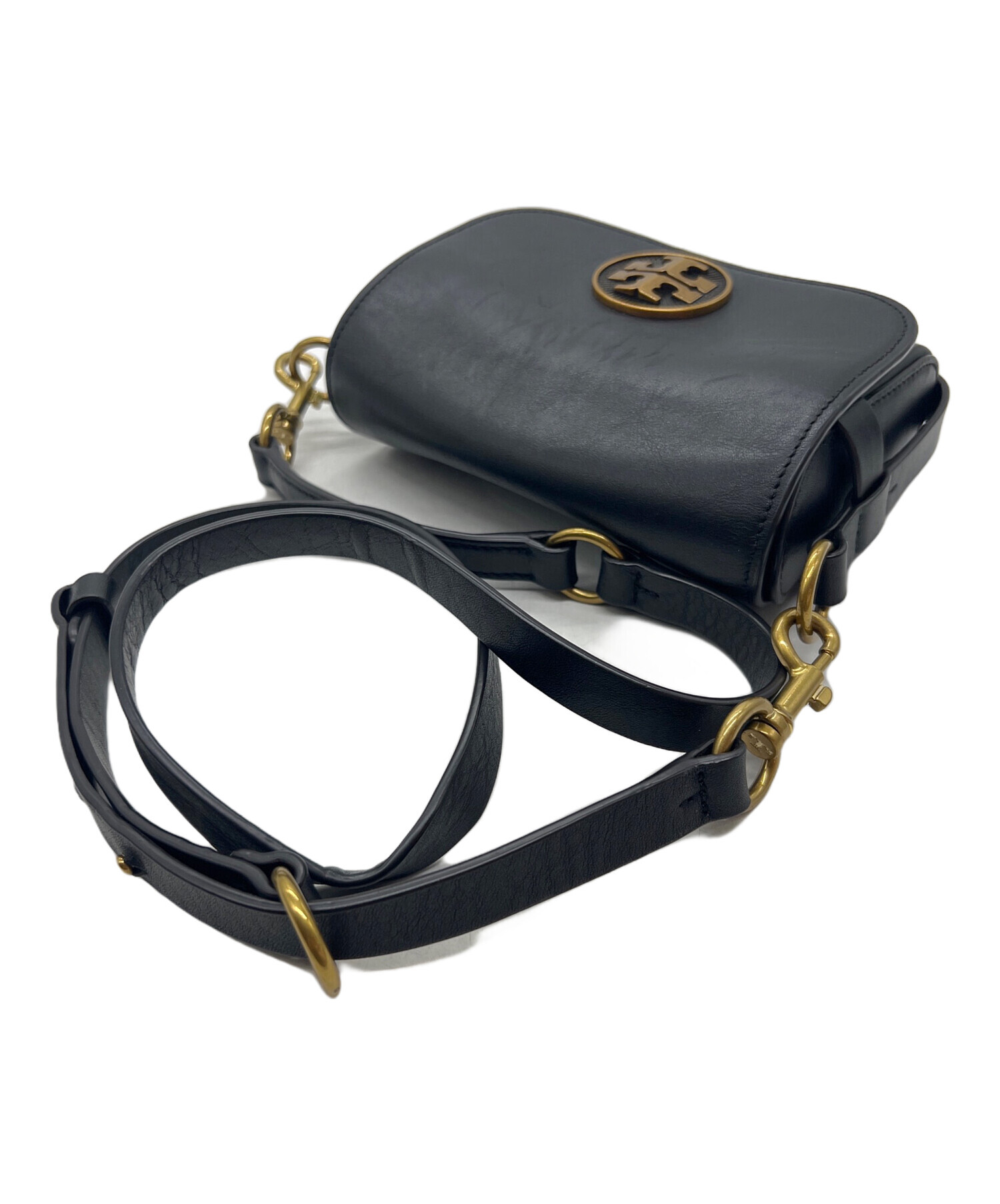 未使用❣️ TORYBURCH トリ―バーチ　ショルダーバッグ　レザー 中古・古着通販】TORY BURCH (トリーバーチ) レザーショルダーバッグ